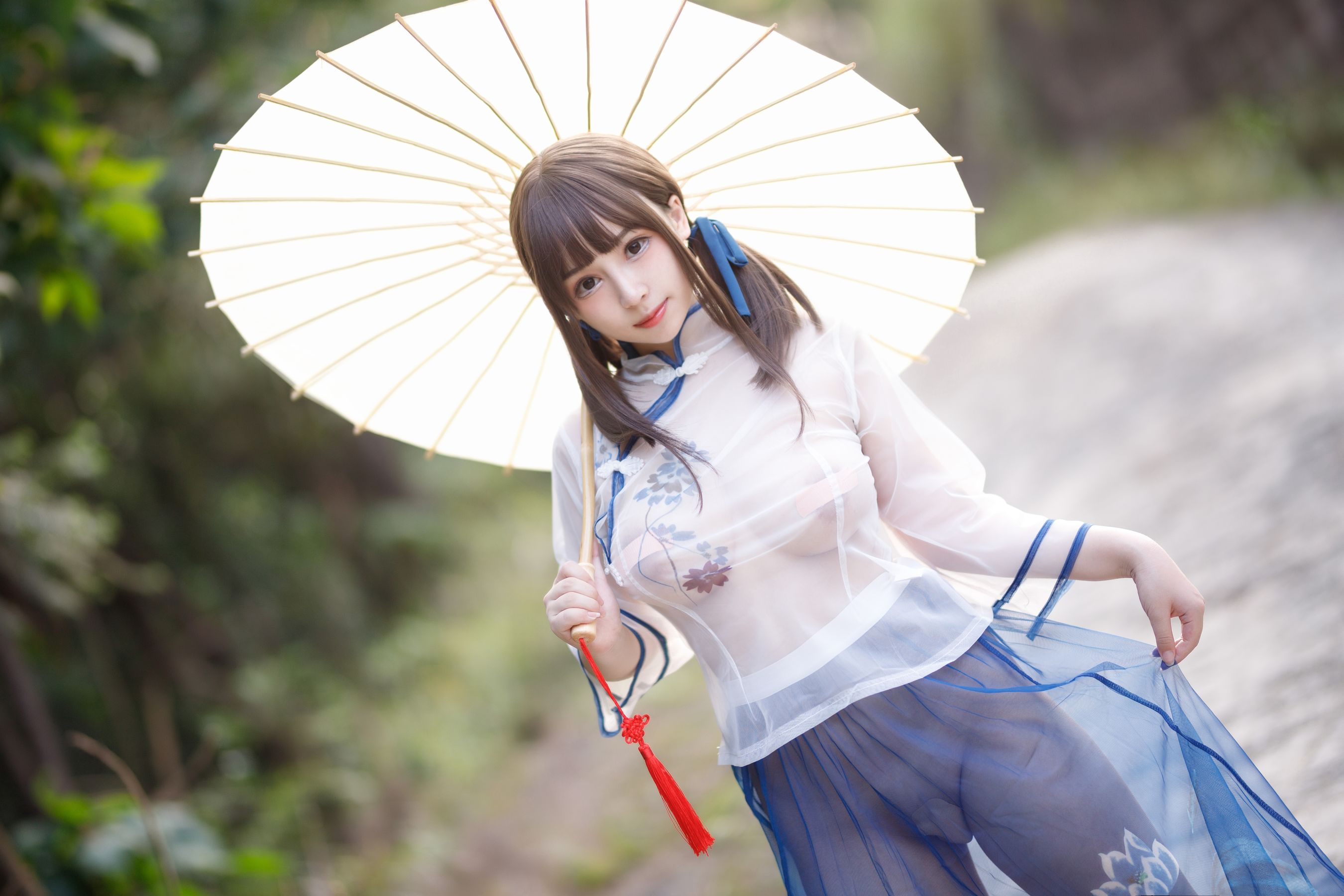 [福利COS] 胡桃猫Kurumineko - 乡野小娇妻