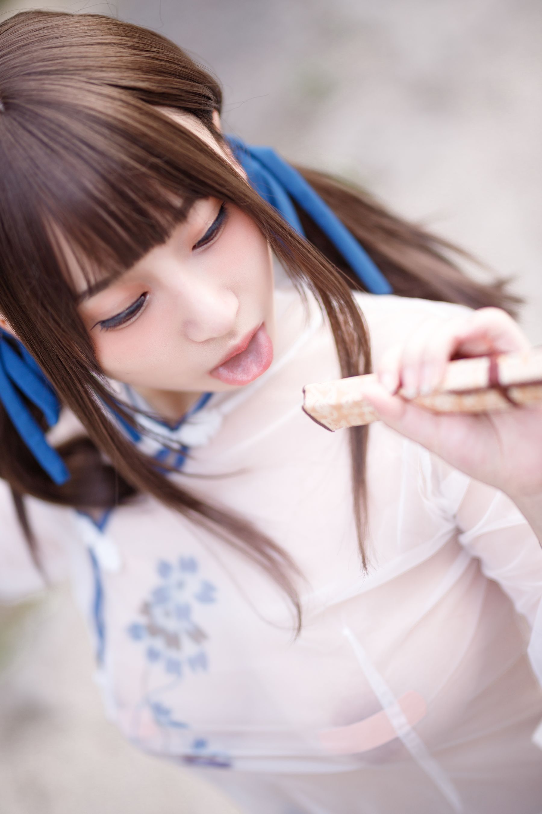 [福利COS] 胡桃猫Kurumineko - 乡野小娇妻