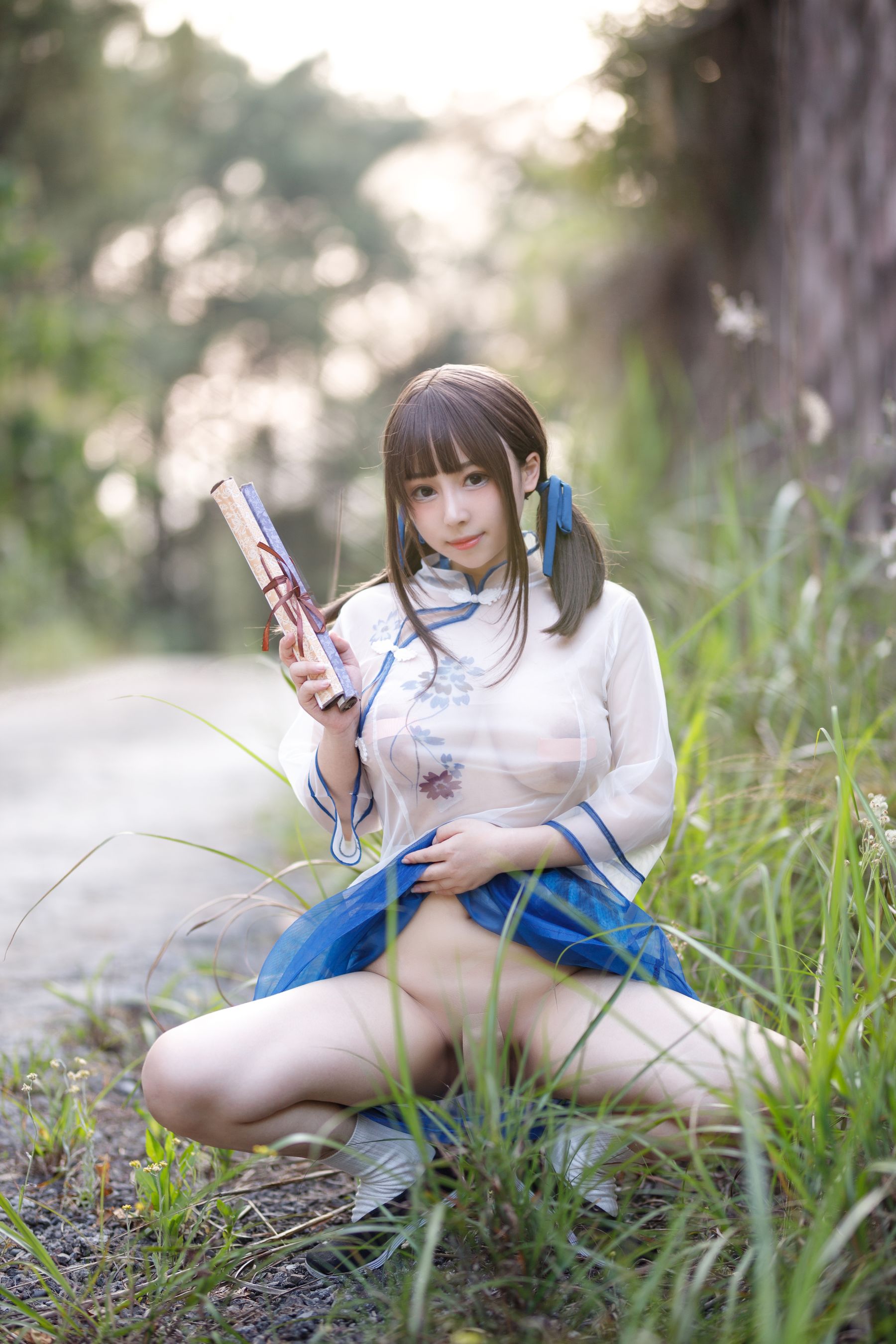 [福利COS] 胡桃猫Kurumineko - 乡野小娇妻