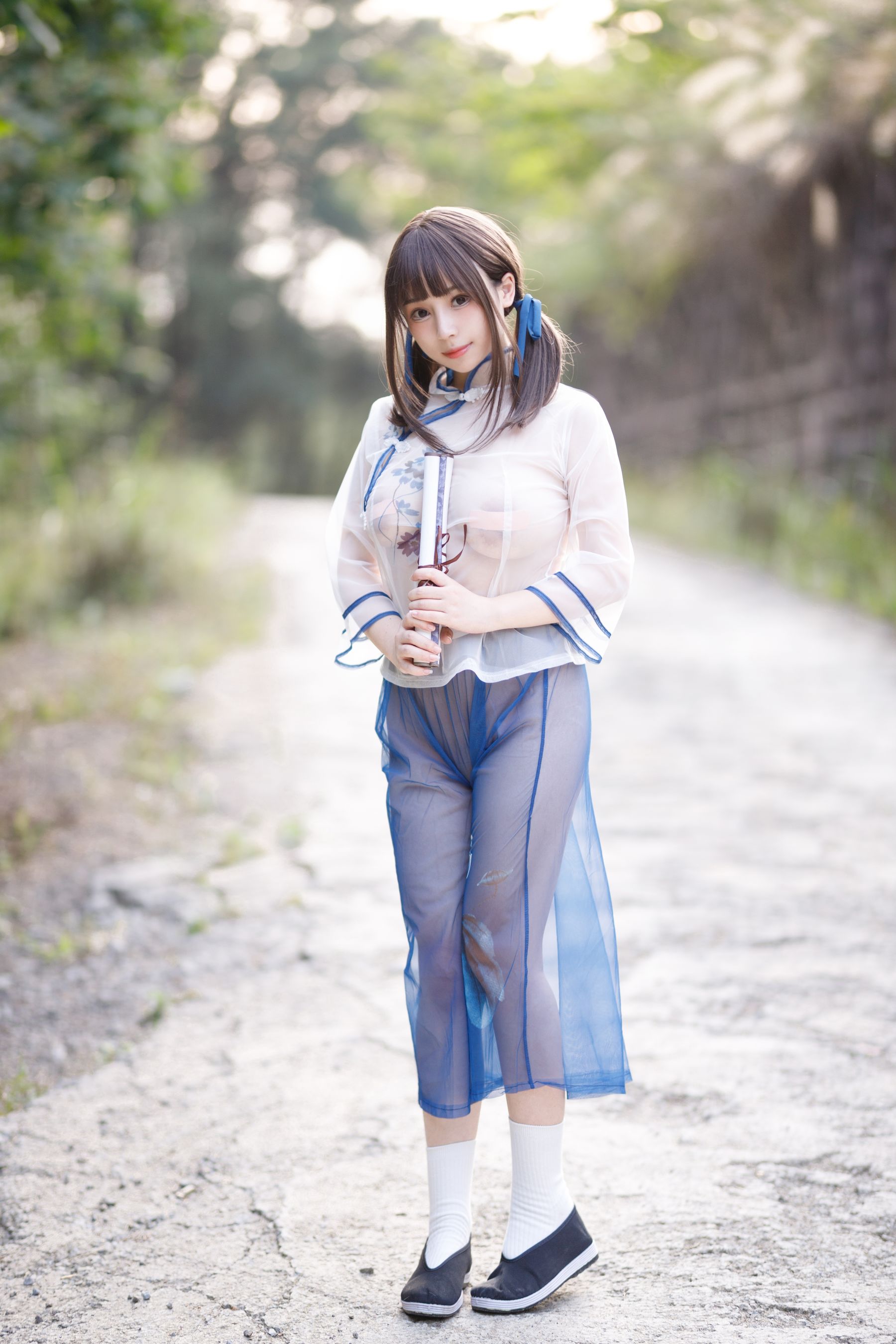 [福利COS] 胡桃猫Kurumineko - 乡野小娇妻