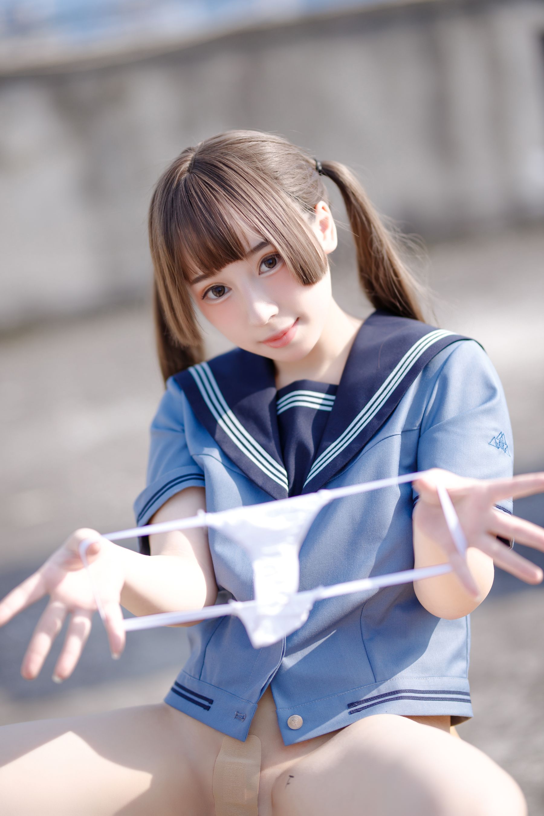 [福利COS] 胡桃猫Kurumineko - 天台的爱之告白