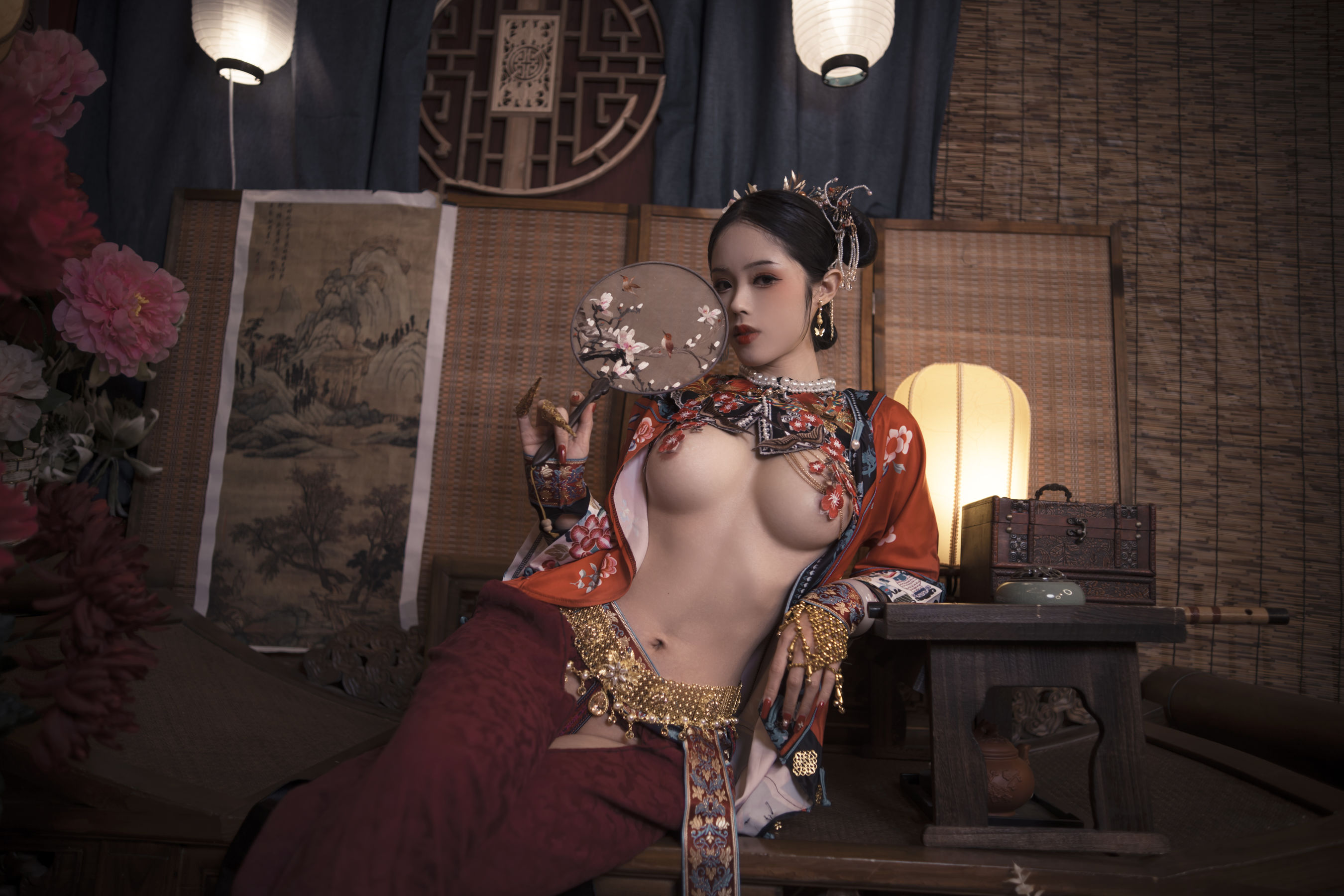 [福利COS] 钛合金大粑粑 - 满清服饰