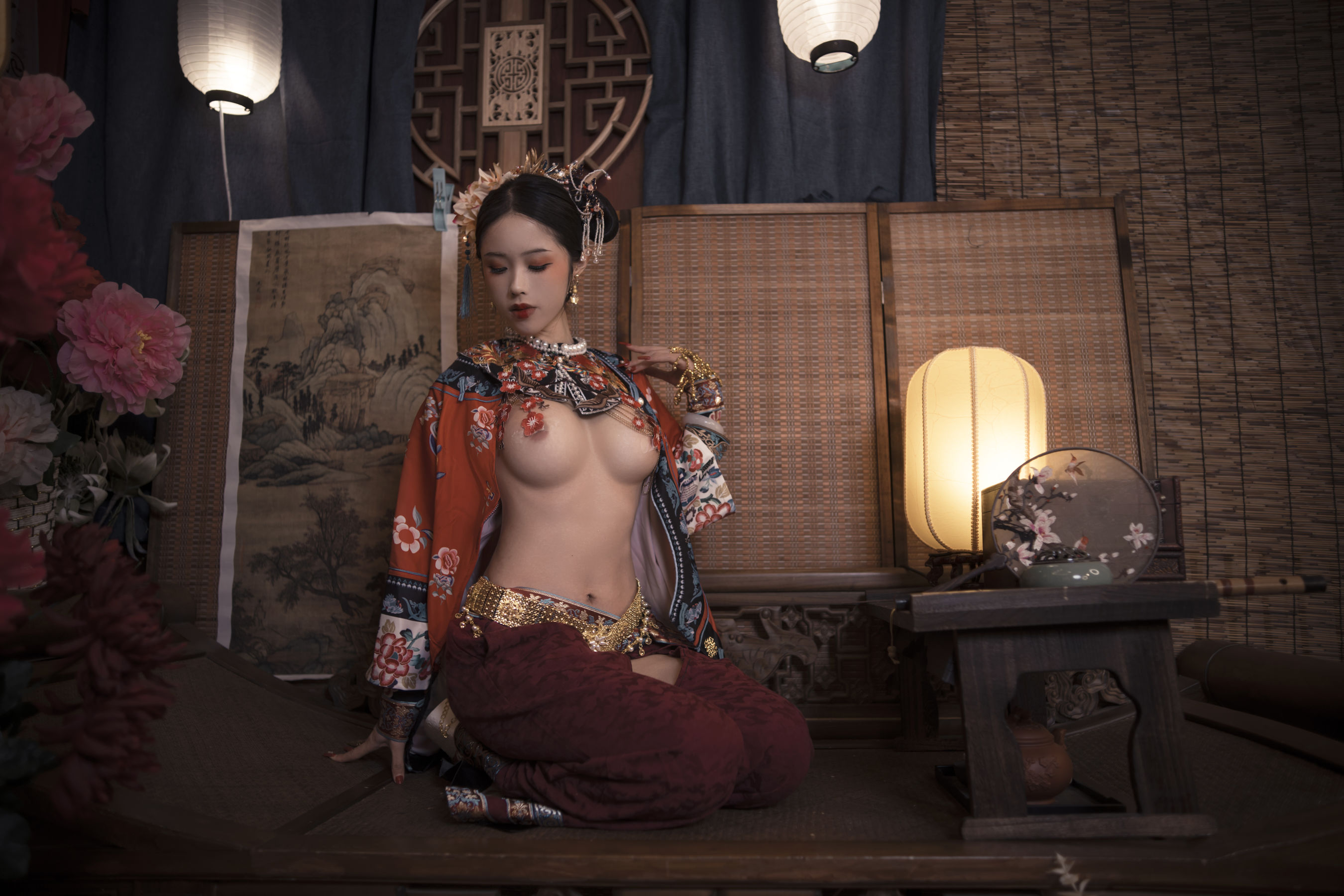 [福利COS] 钛合金大粑粑 - 满清服饰