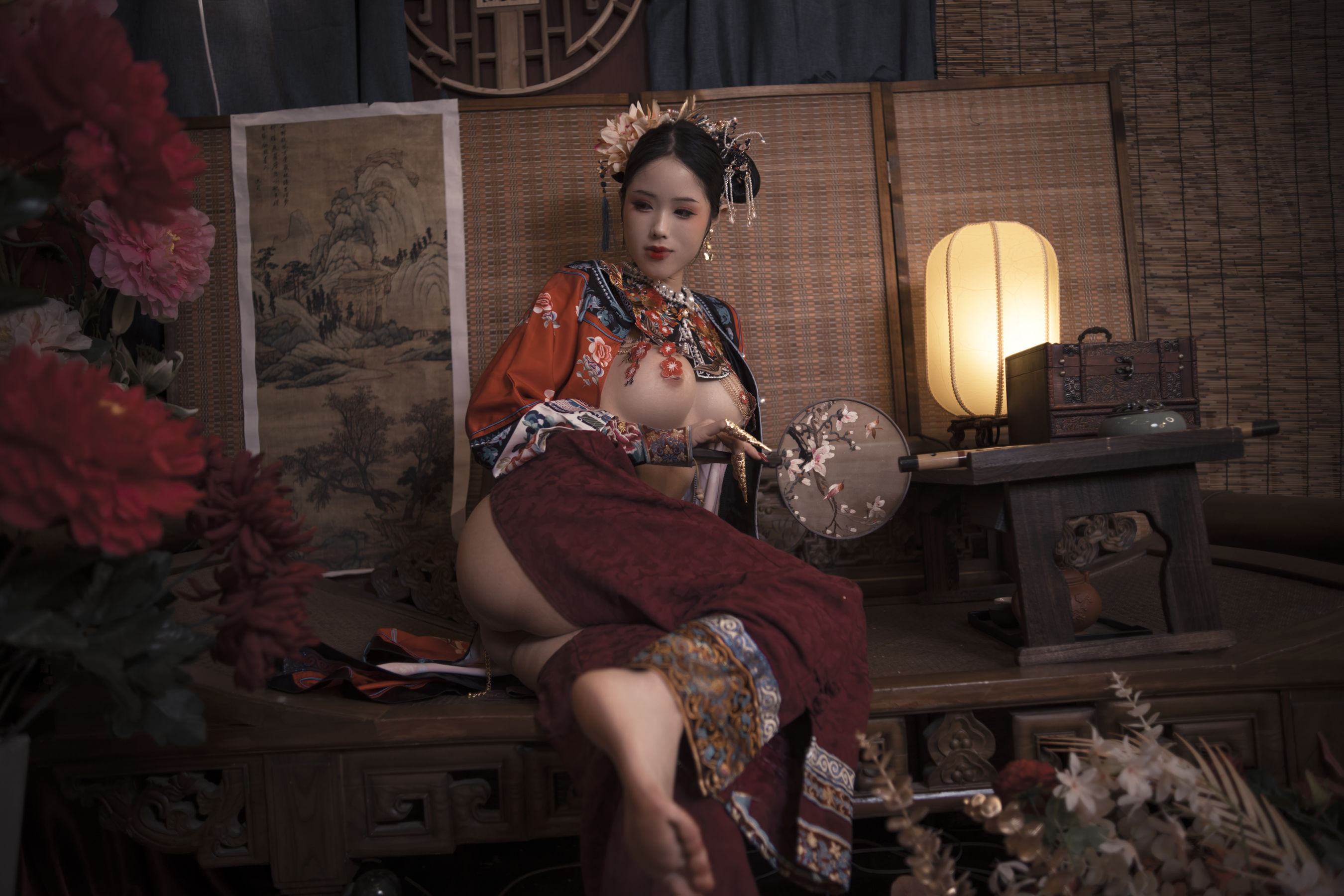 [福利COS] 钛合金大粑粑 - 满清服饰
