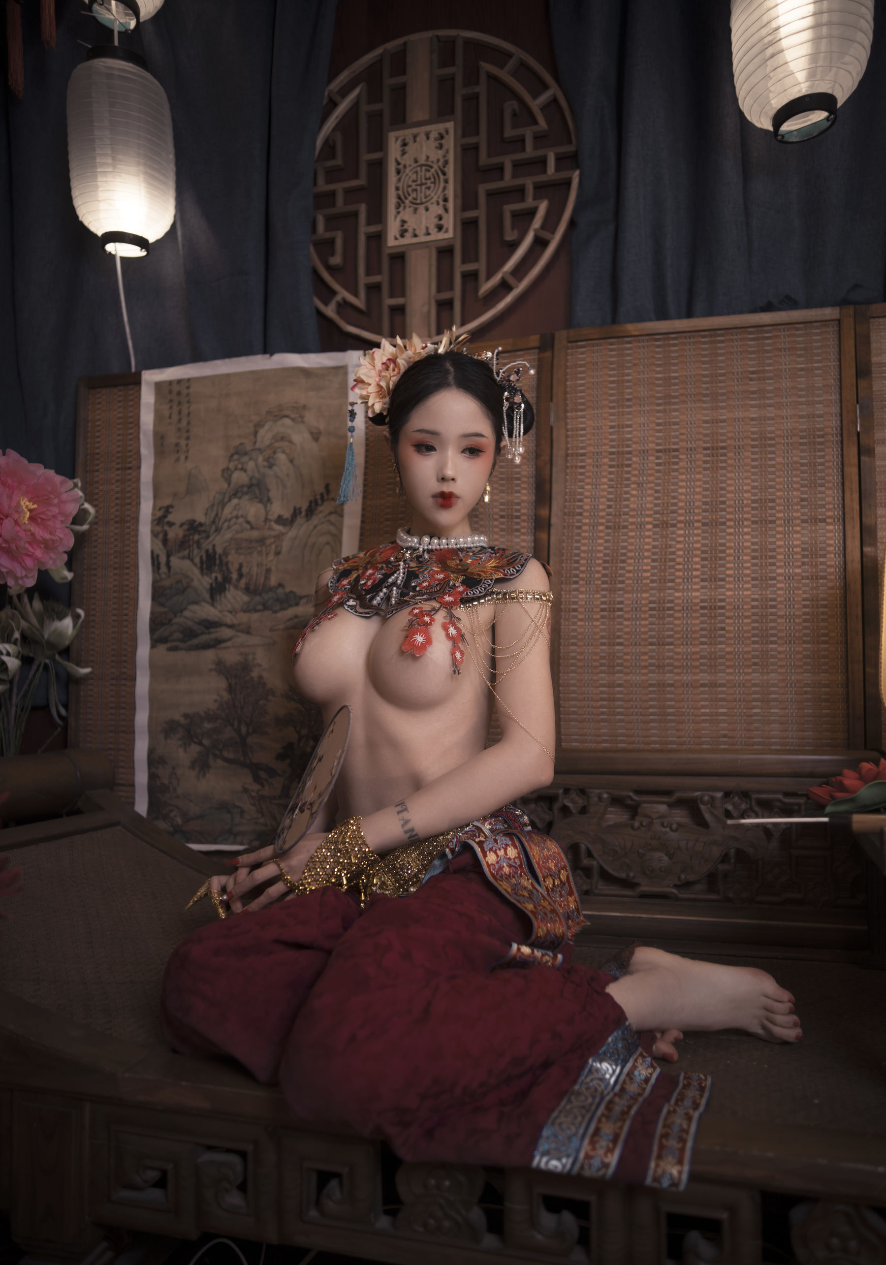 [福利COS] 钛合金大粑粑 - 满清服饰