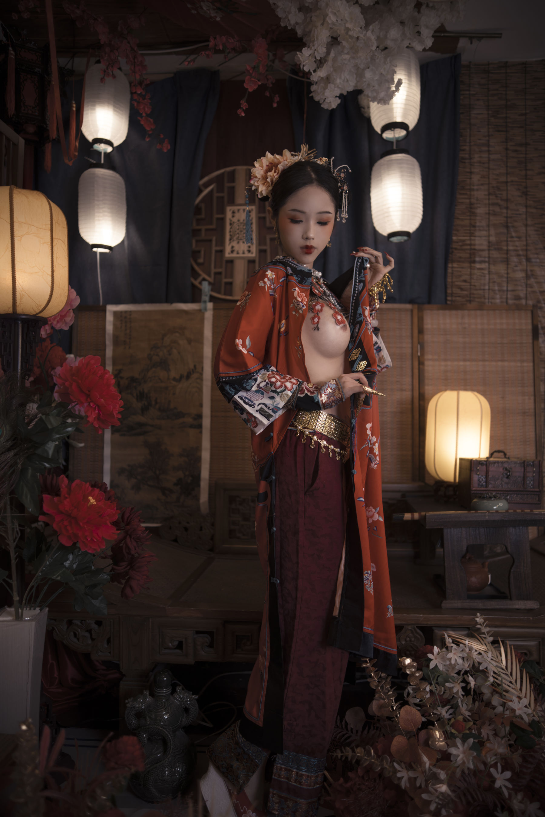 [福利COS] 钛合金大粑粑 - 满清服饰