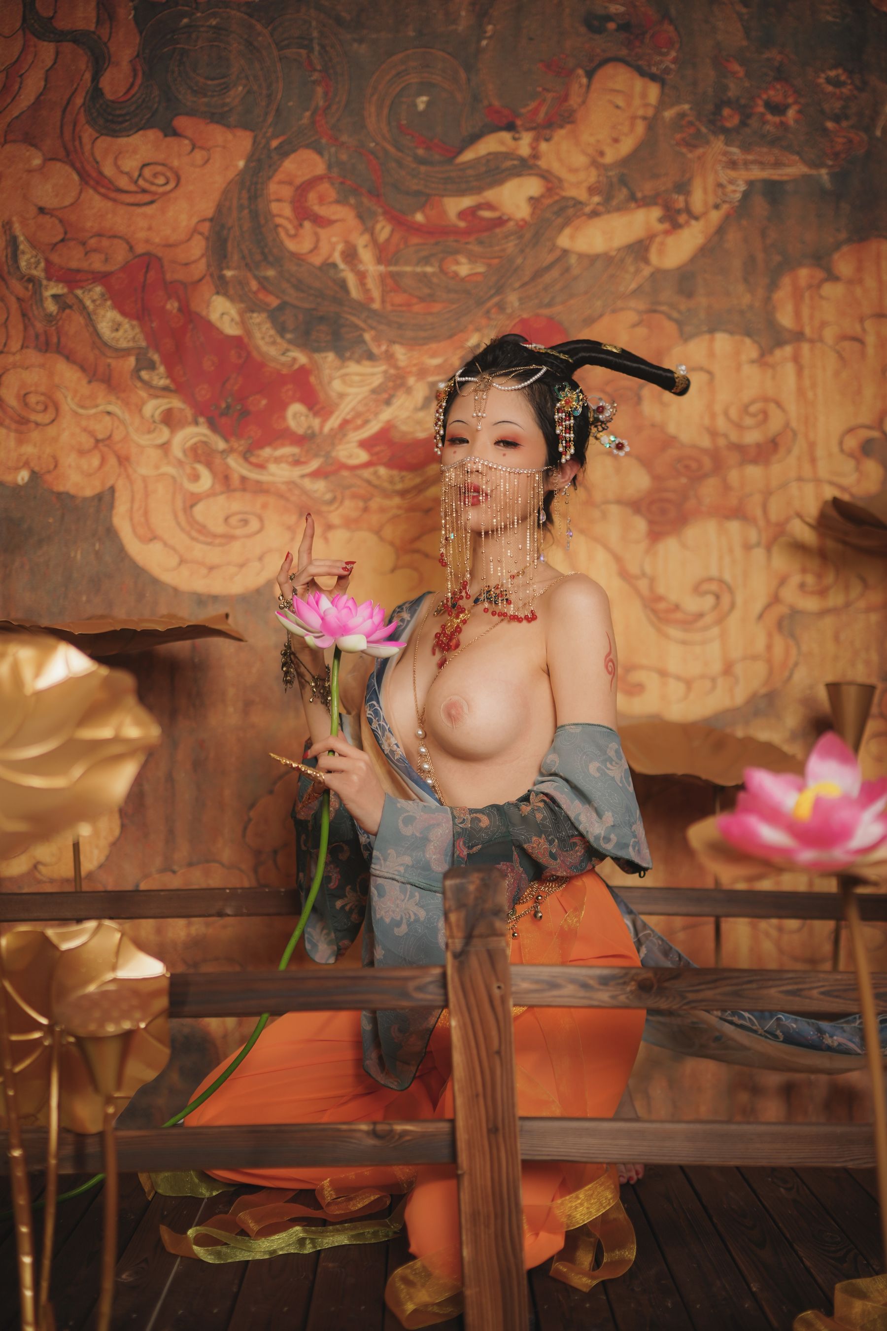 [福利COS] 钛合金大粑粑 - 画中仙