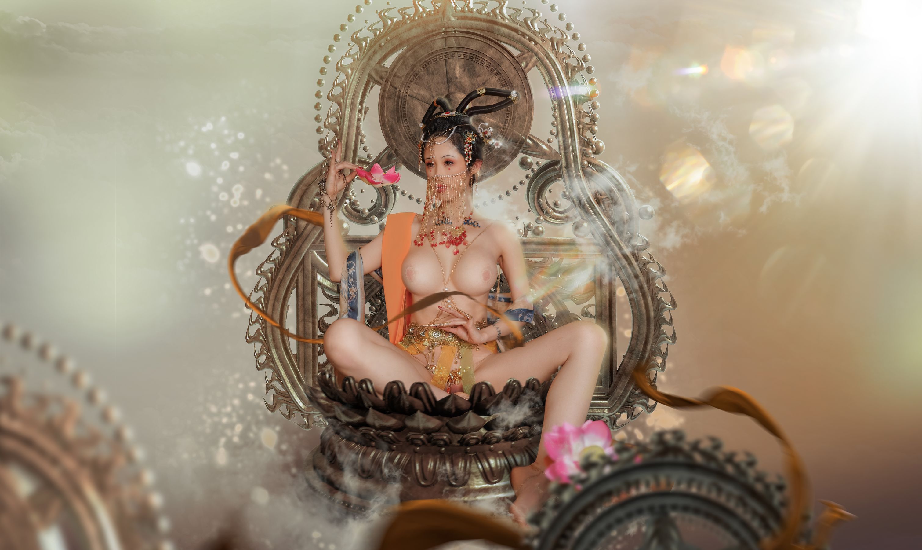 [福利COS] 钛合金大粑粑 - 画中仙