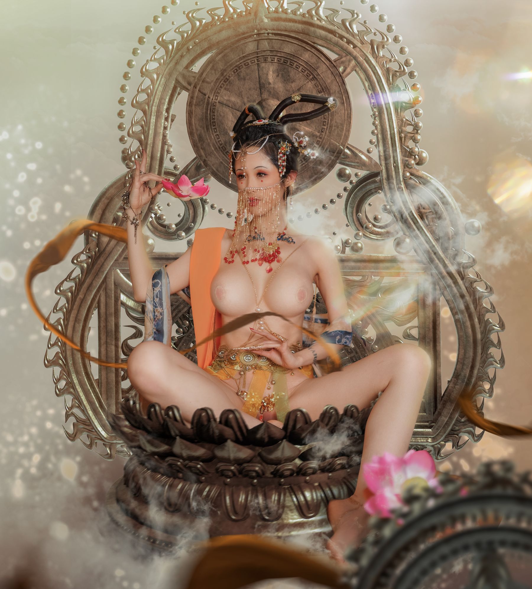 [福利COS] 钛合金大粑粑 - 画中仙