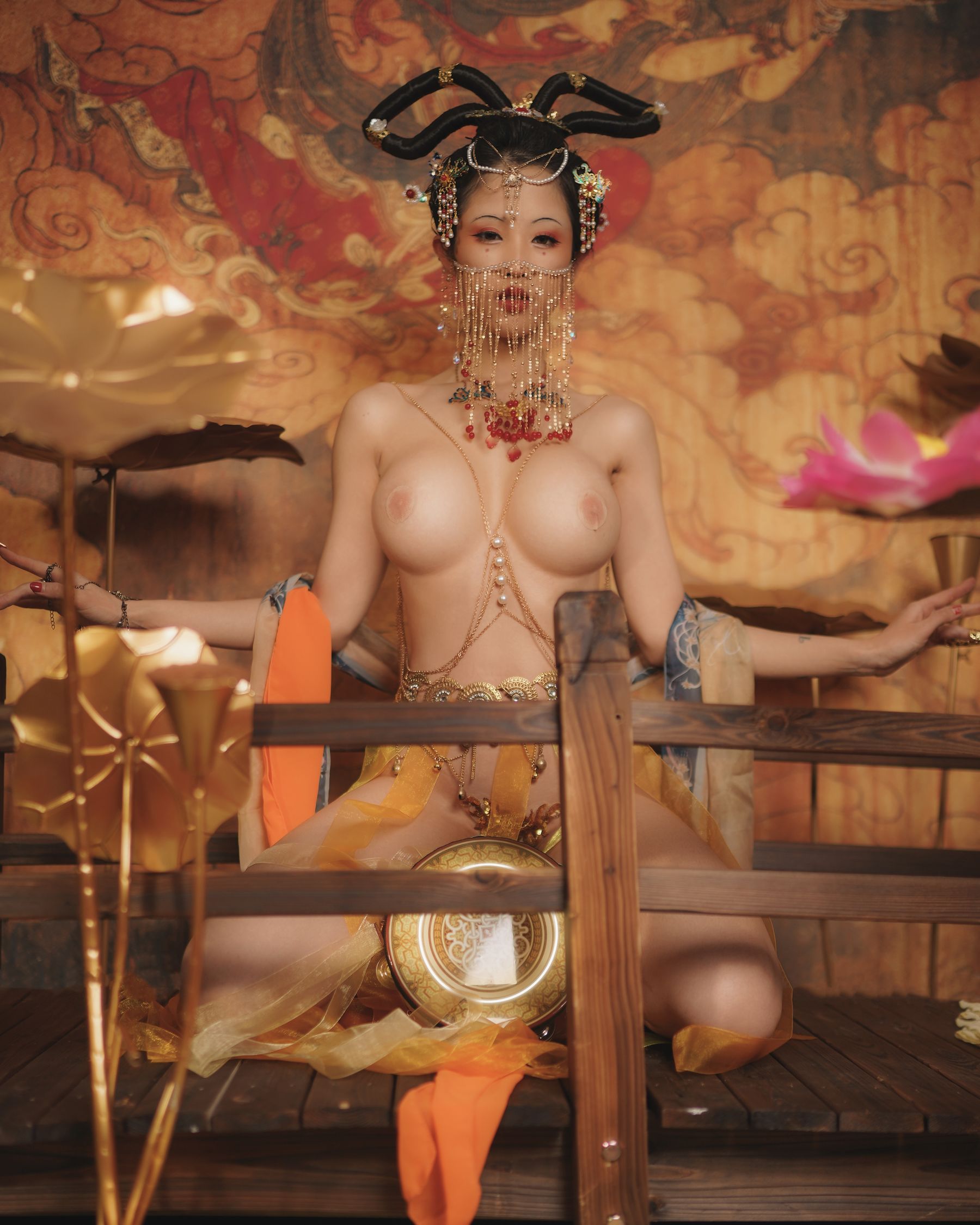 [福利COS] 钛合金大粑粑 - 画中仙