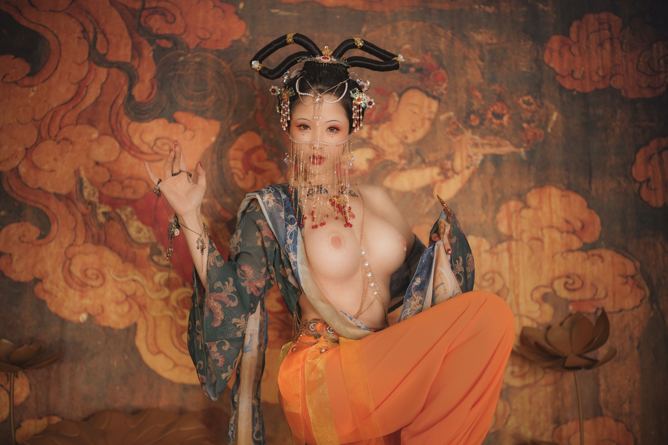 [福利COS] 钛合金大粑粑 - 画中仙