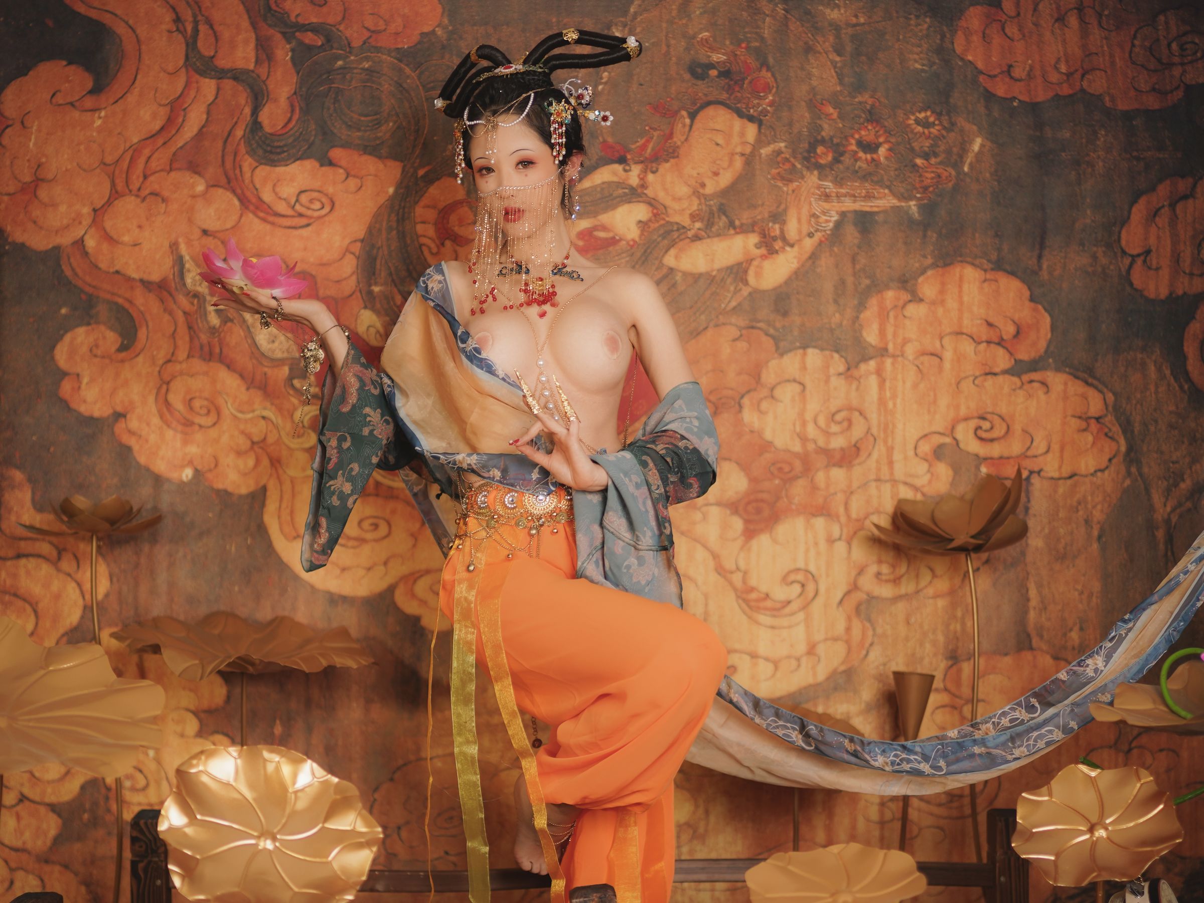 [福利COS] 钛合金大粑粑 - 画中仙