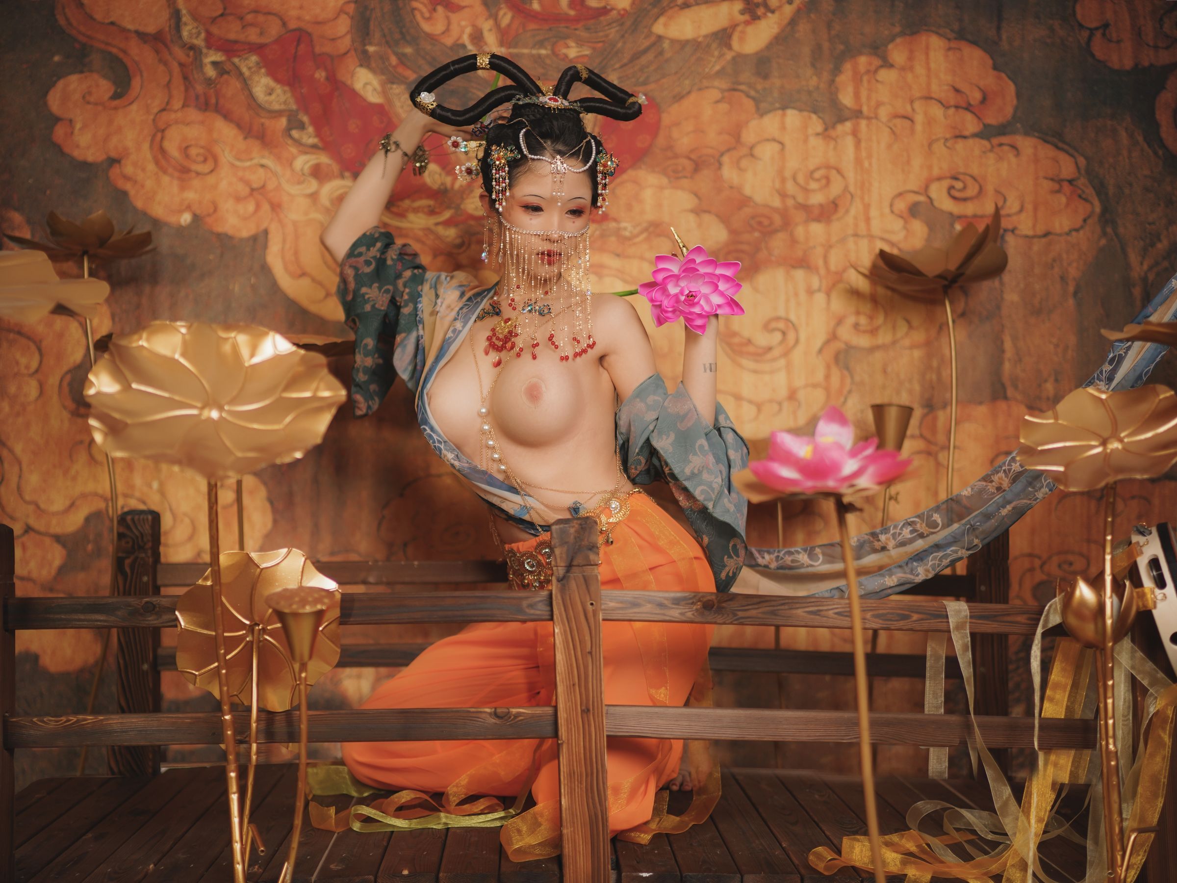 [福利COS] 钛合金大粑粑 - 画中仙
