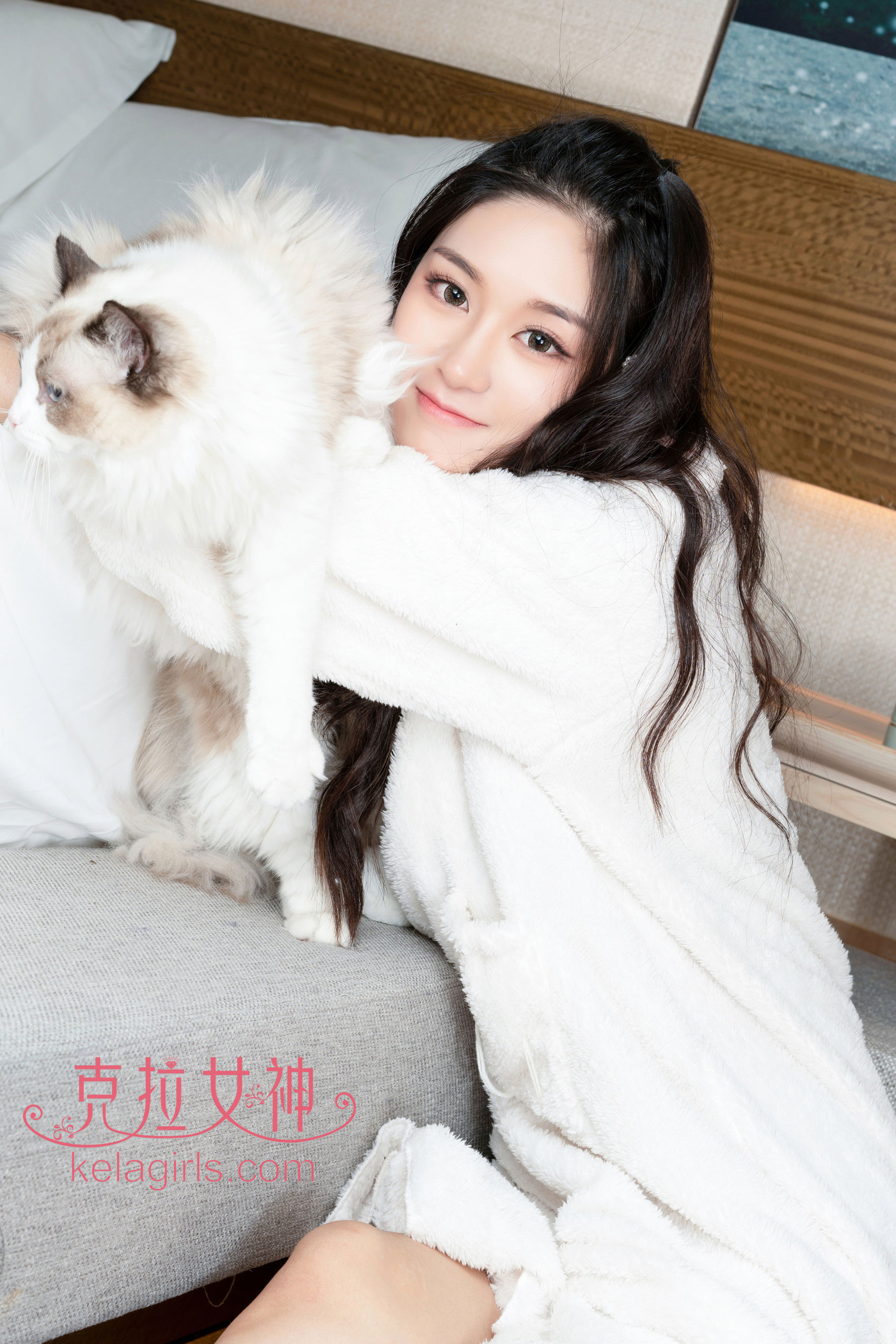 [Kelagirls]克拉女神  汤怡 她与她的猫