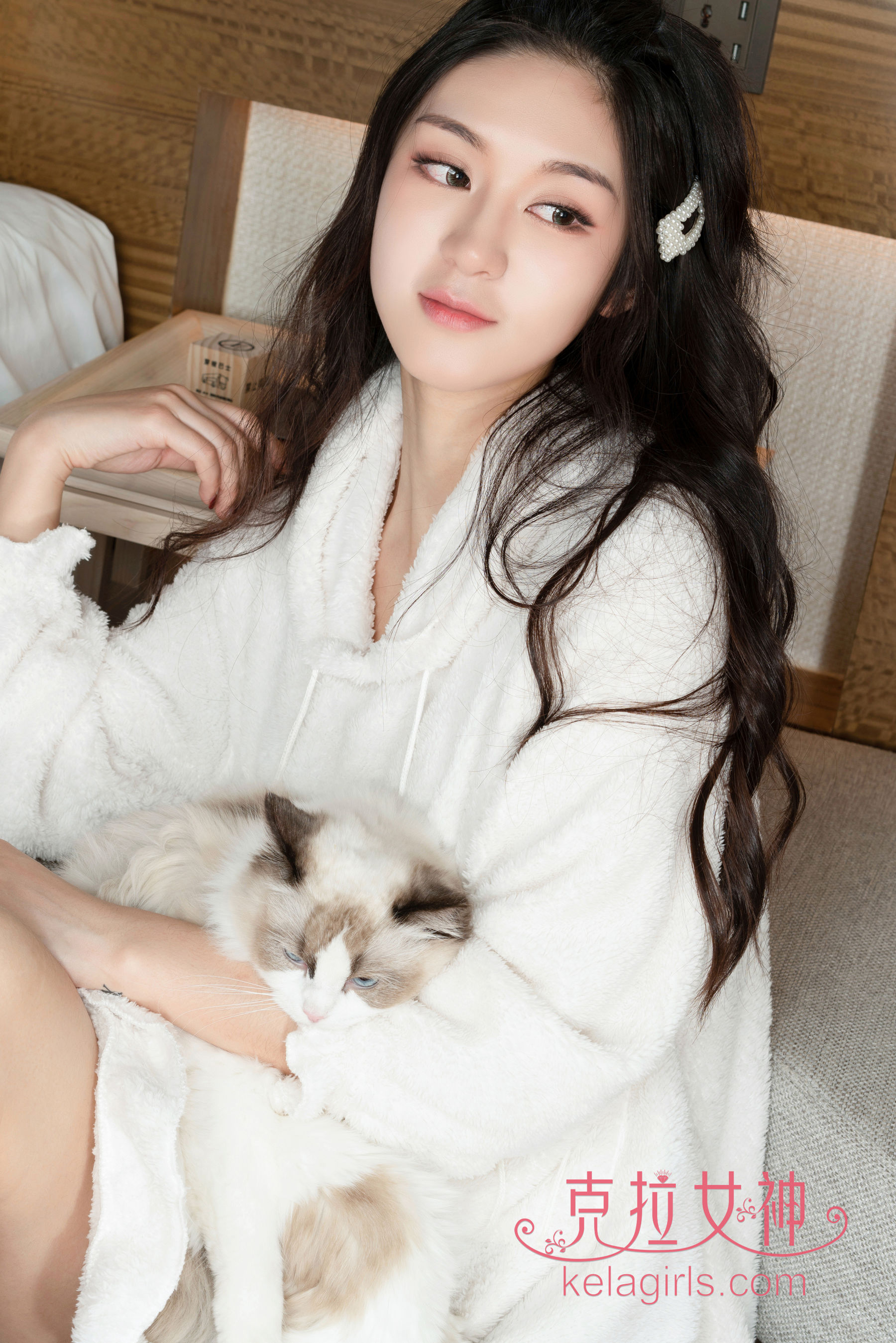 [Kelagirls]克拉女神  汤怡 她与她的猫