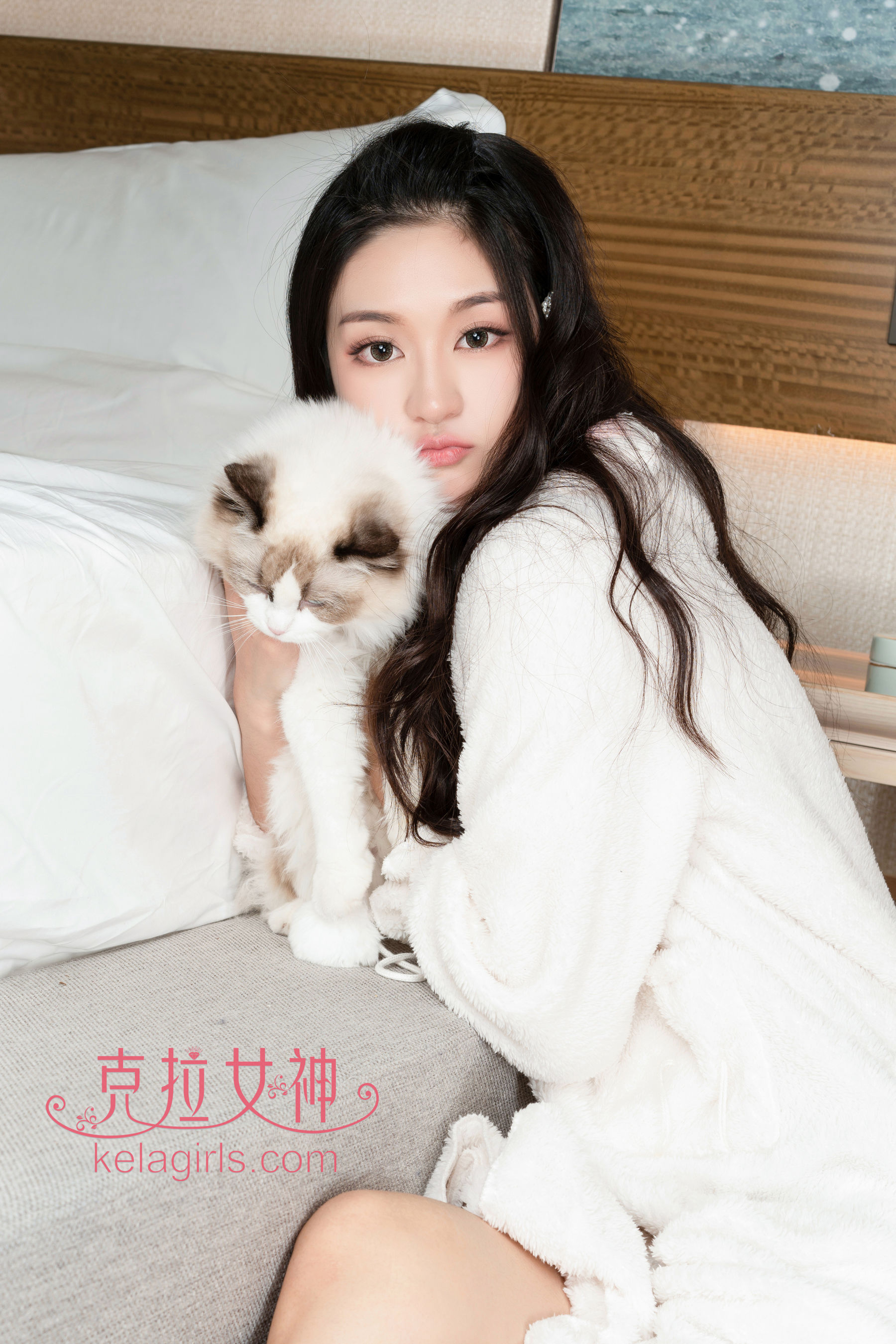 [Kelagirls]克拉女神  汤怡 她与她的猫