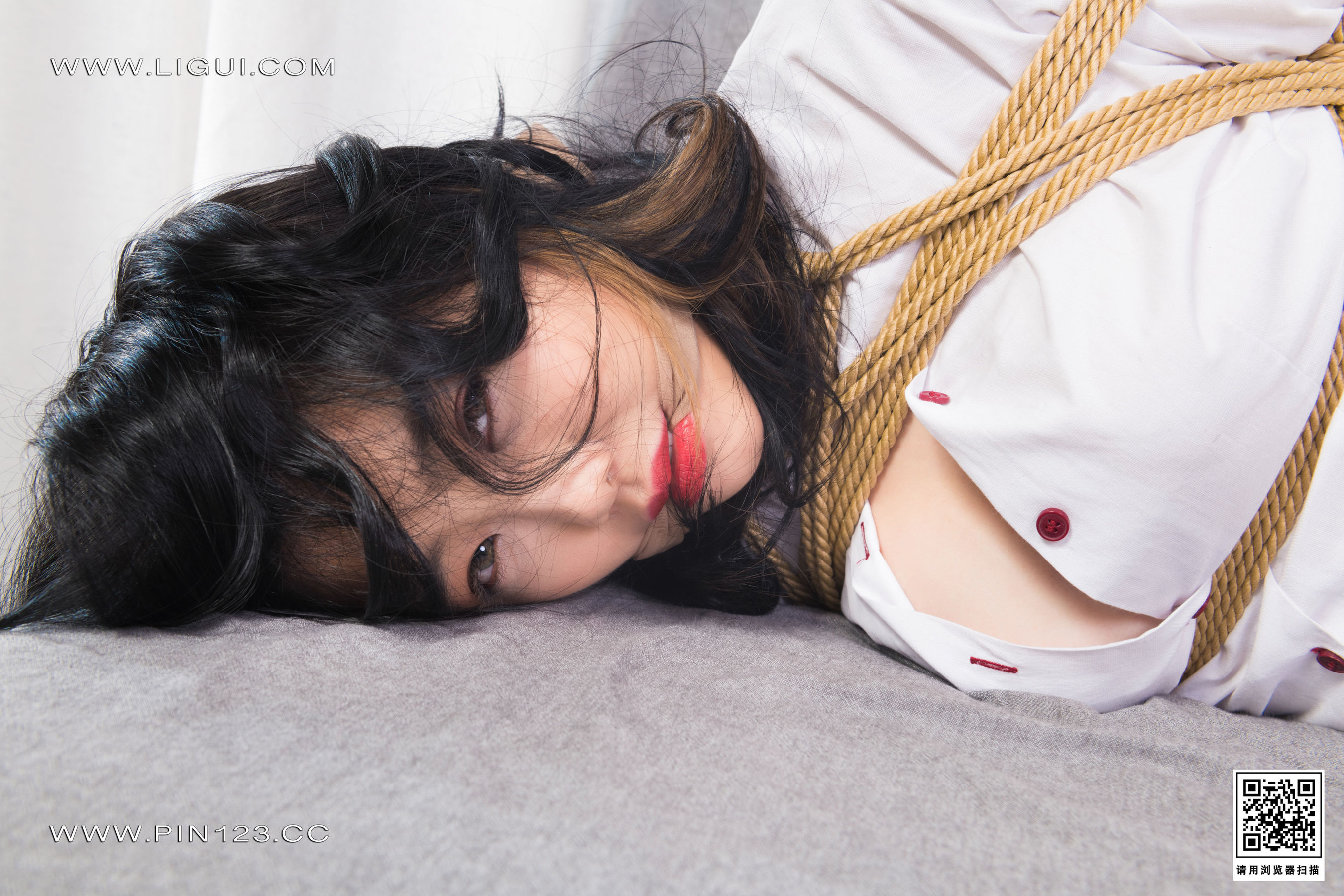 [丽柜Ligui]  小智贤 紧缚伊莲