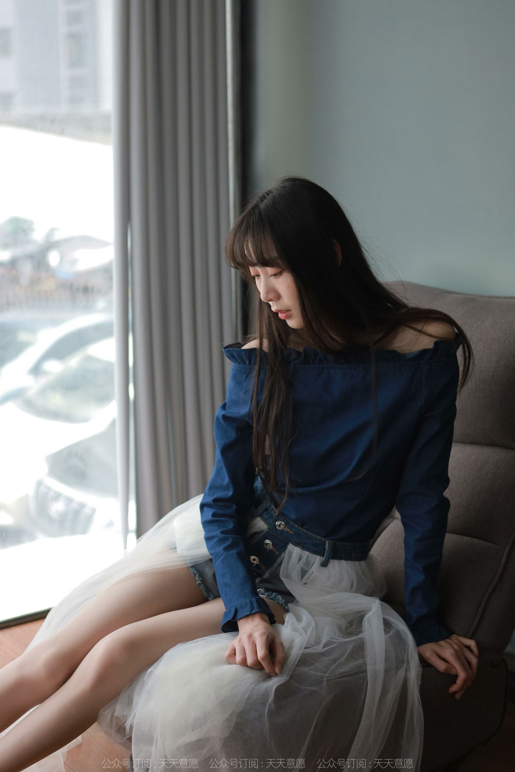 [异思趣向IESS] 模特：团团《长腿白纱》