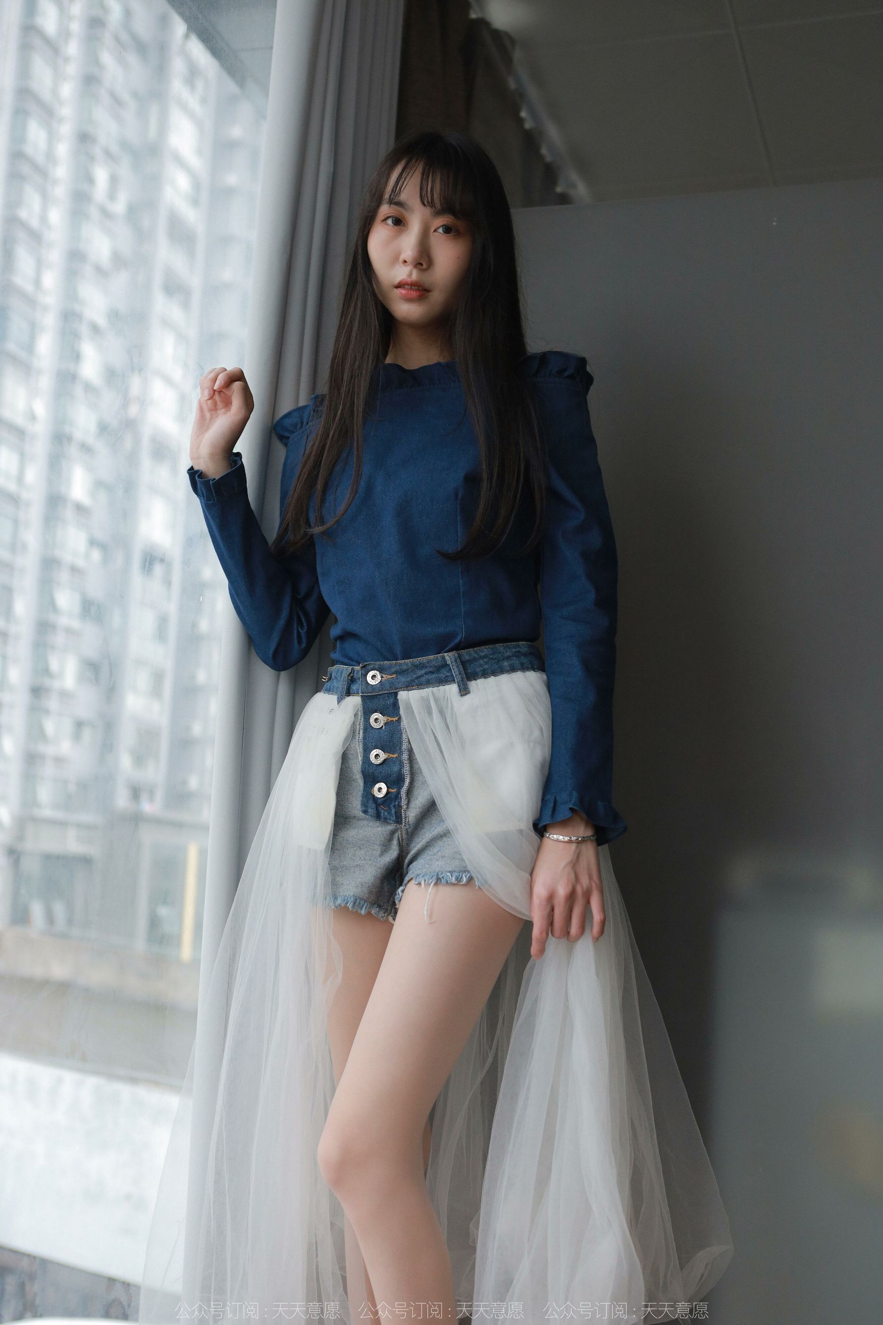 [异思趣向IESS] 模特：团团《长腿白纱》