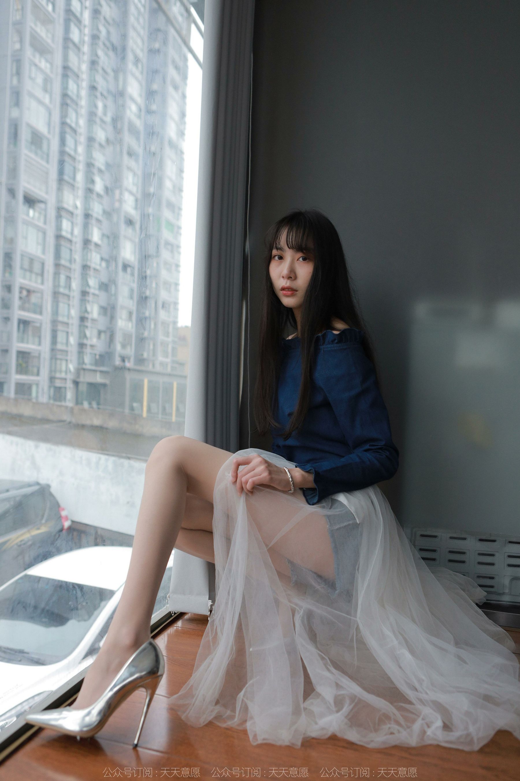 [异思趣向IESS] 模特：团团《长腿白纱》