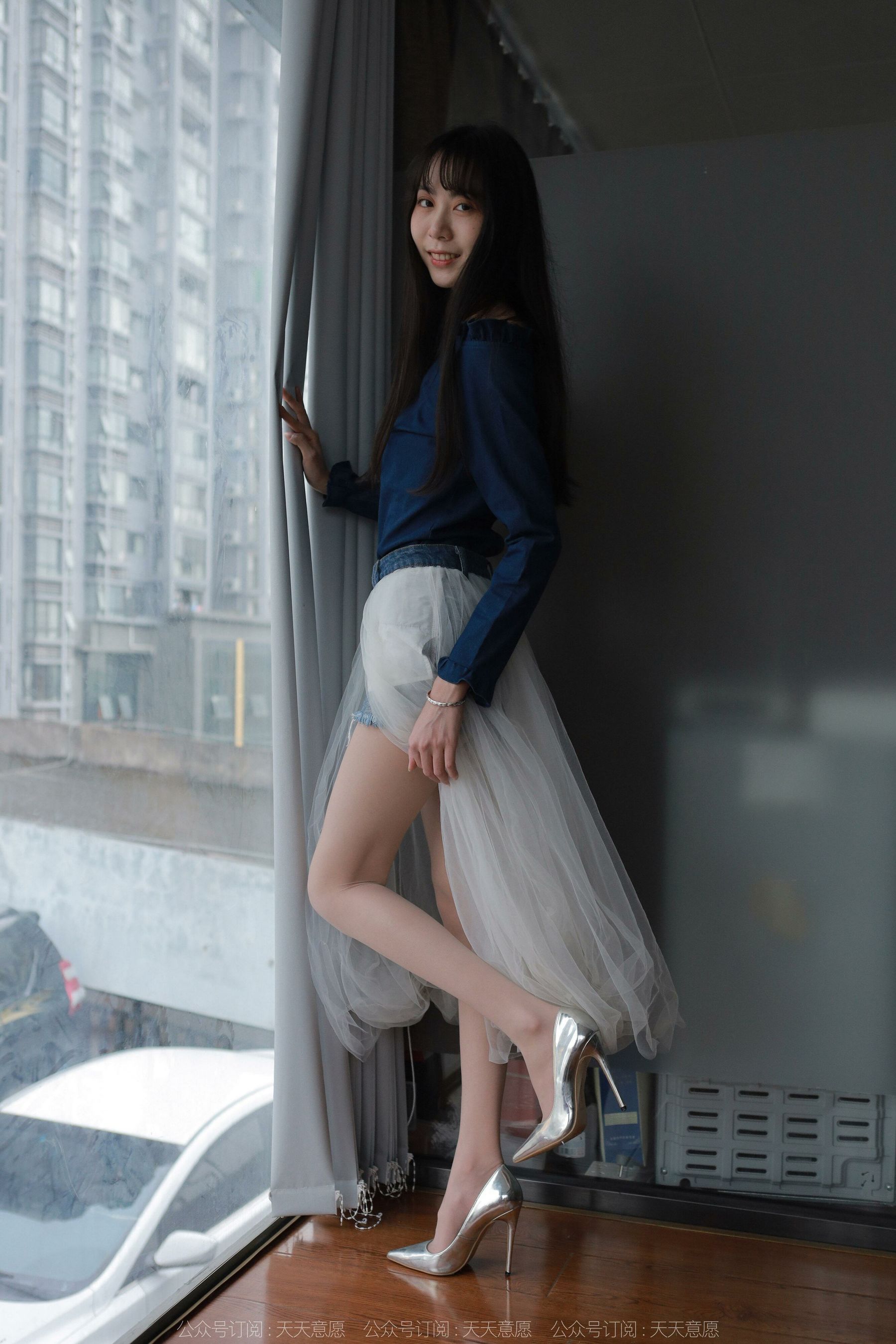 [异思趣向IESS] 模特：团团《长腿白纱》