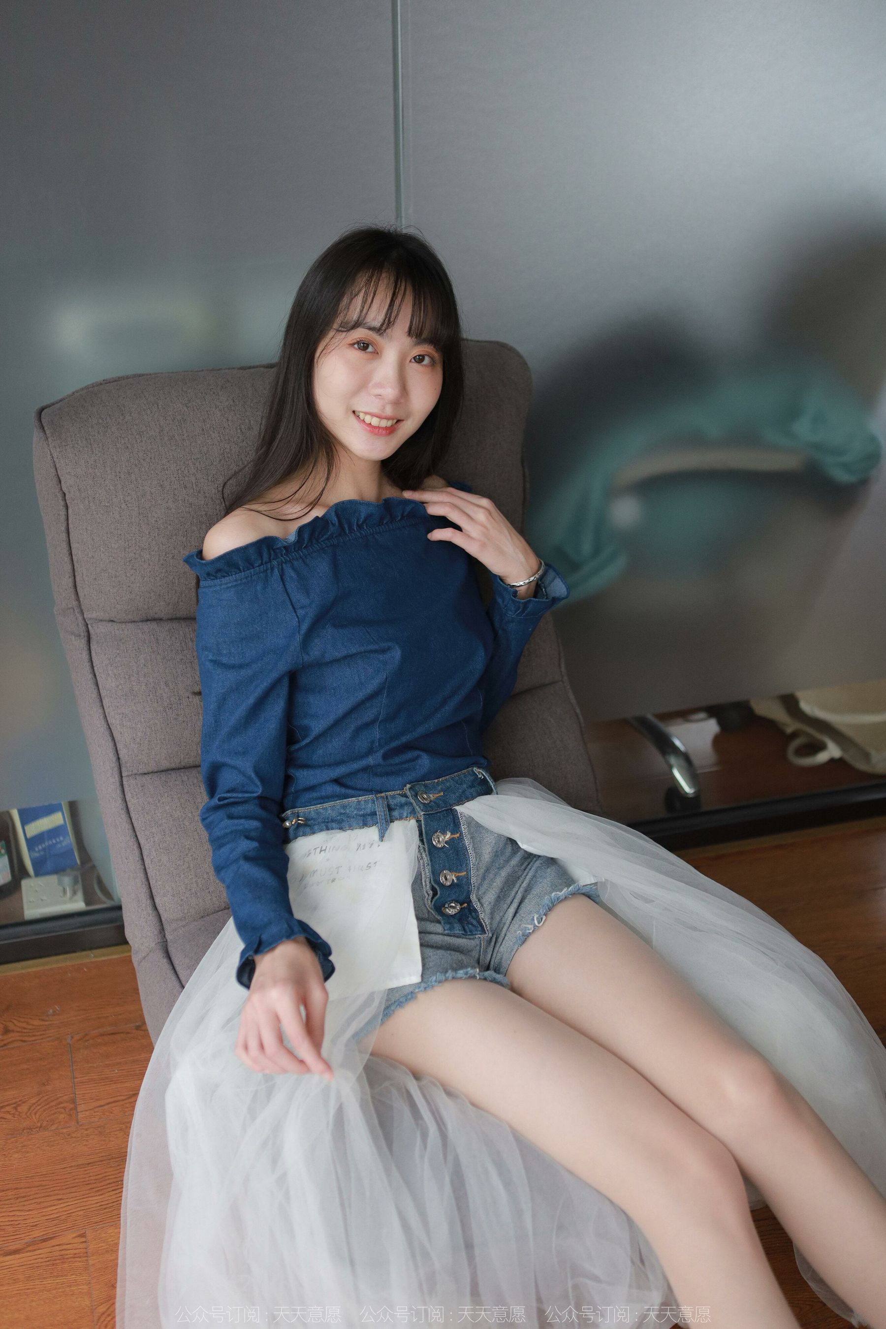 [异思趣向IESS] 模特：团团《长腿白纱》