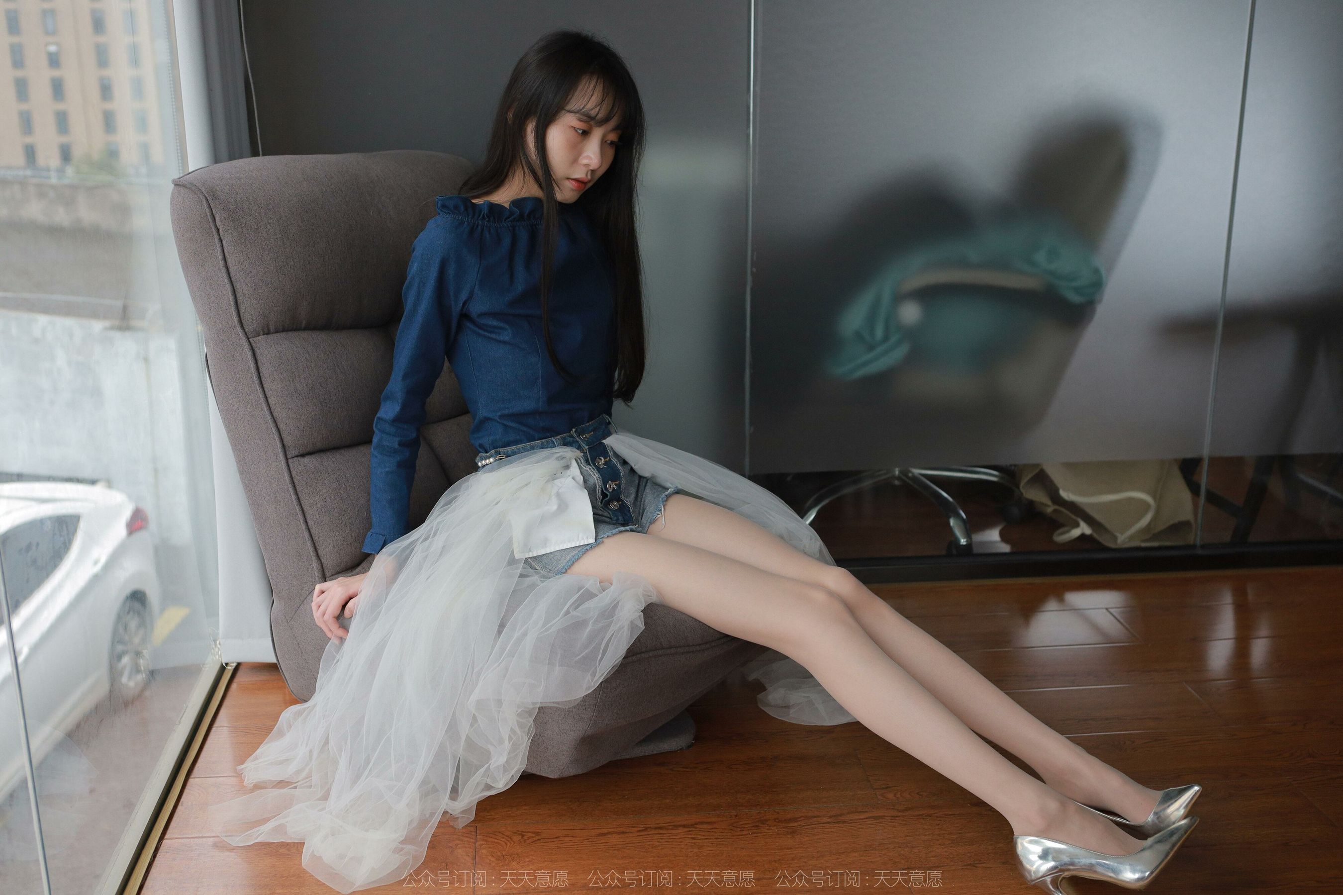 [异思趣向IESS] 模特：团团《长腿白纱》