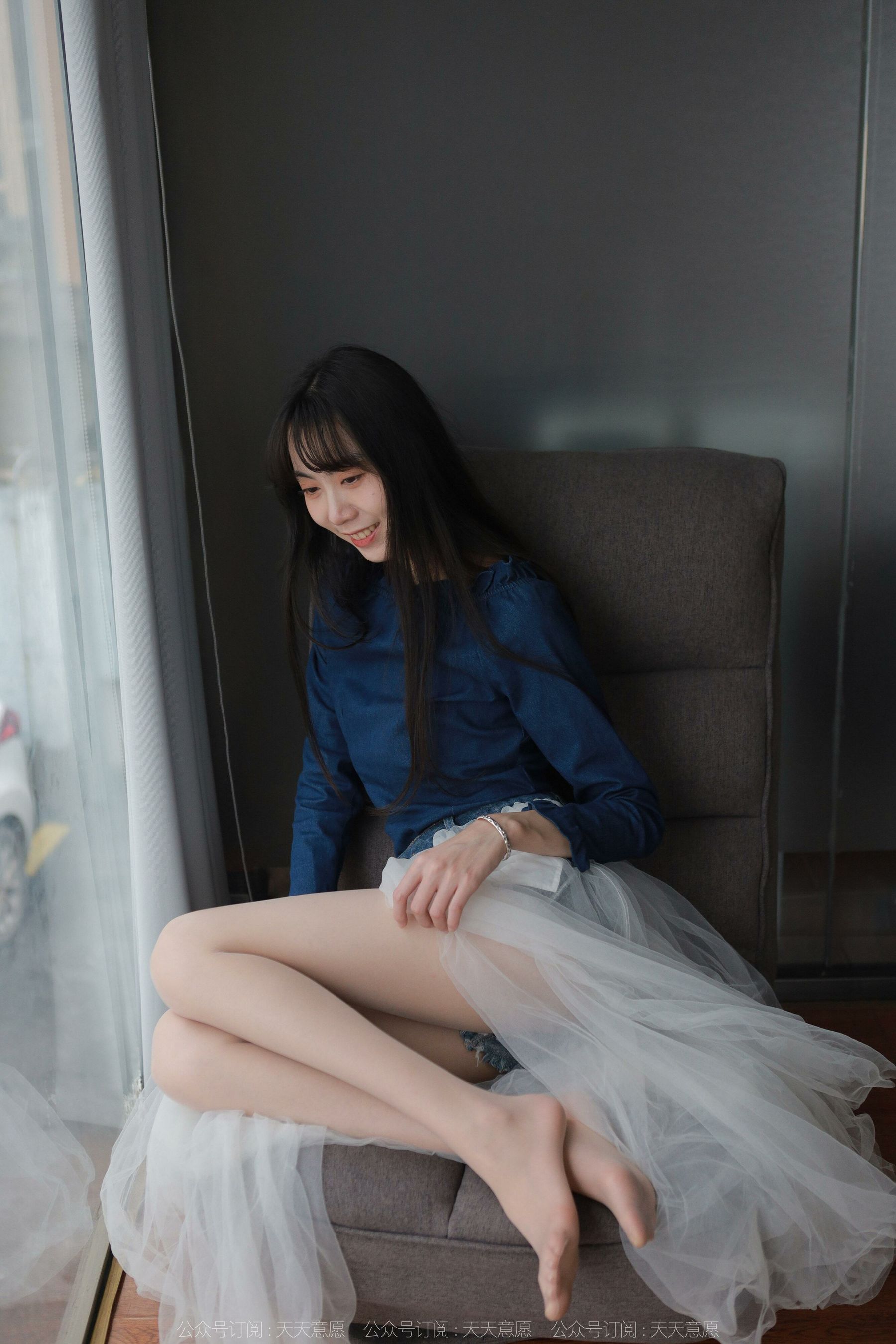 [异思趣向IESS] 模特：团团《长腿白纱》