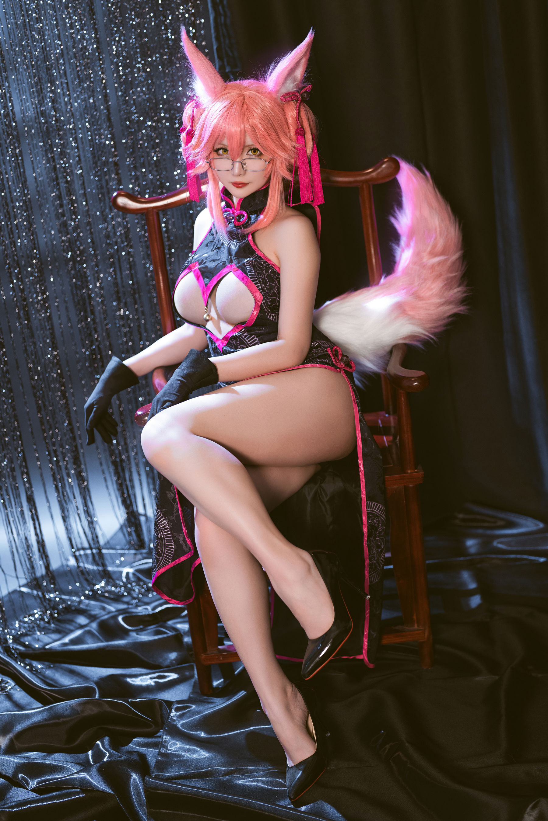 [网红COSER] Coser小姐姐星之迟迟 - FGO高扬斯卡娅旗袍
