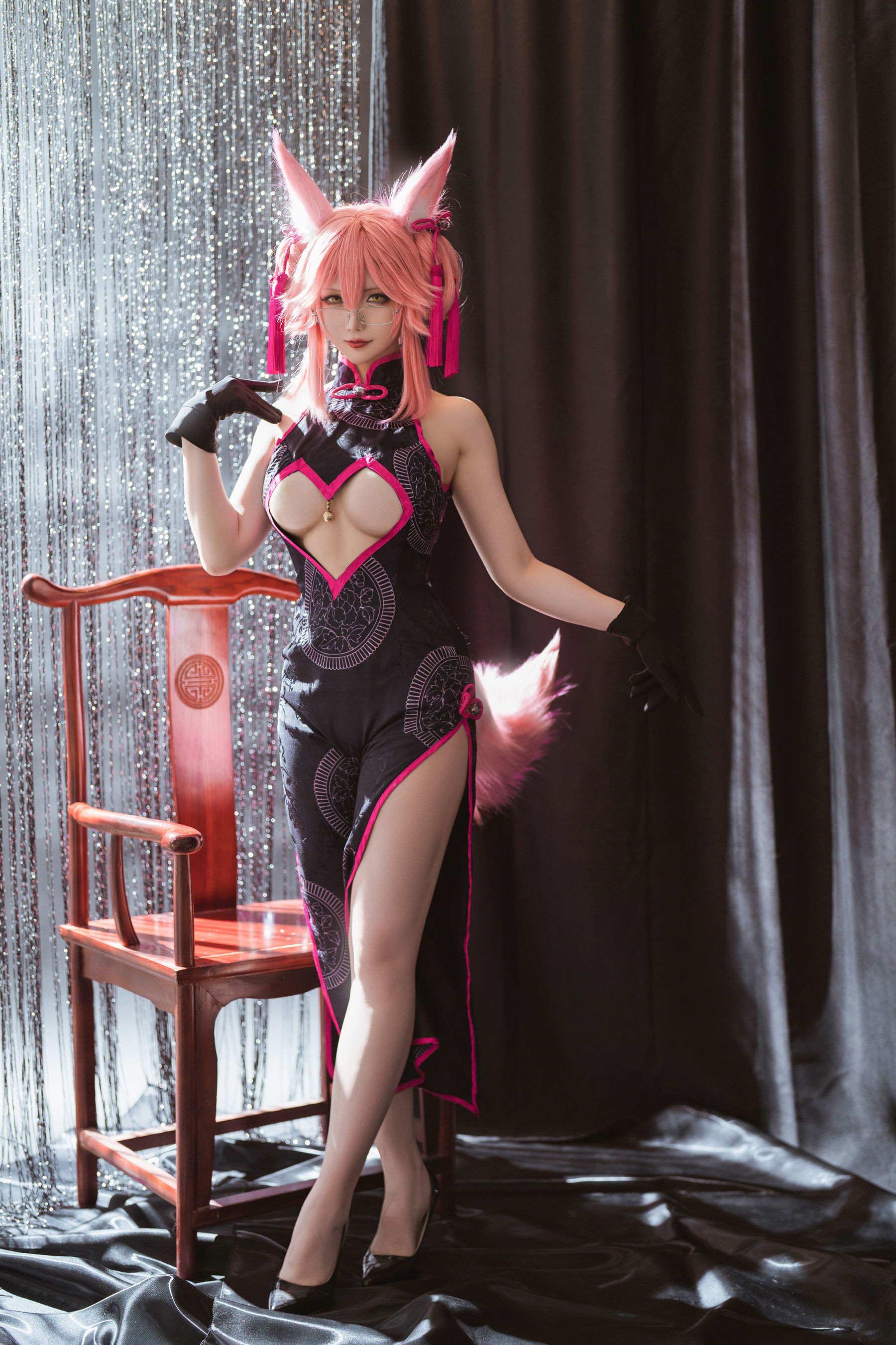 [网红COSER] Coser小姐姐星之迟迟 - FGO高扬斯卡娅旗袍