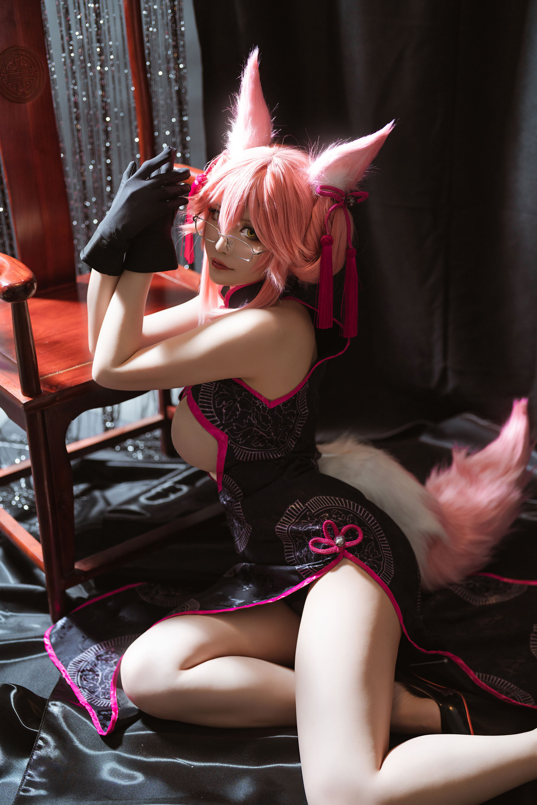 [网红COSER] Coser小姐姐星之迟迟 - FGO高扬斯卡娅旗袍
