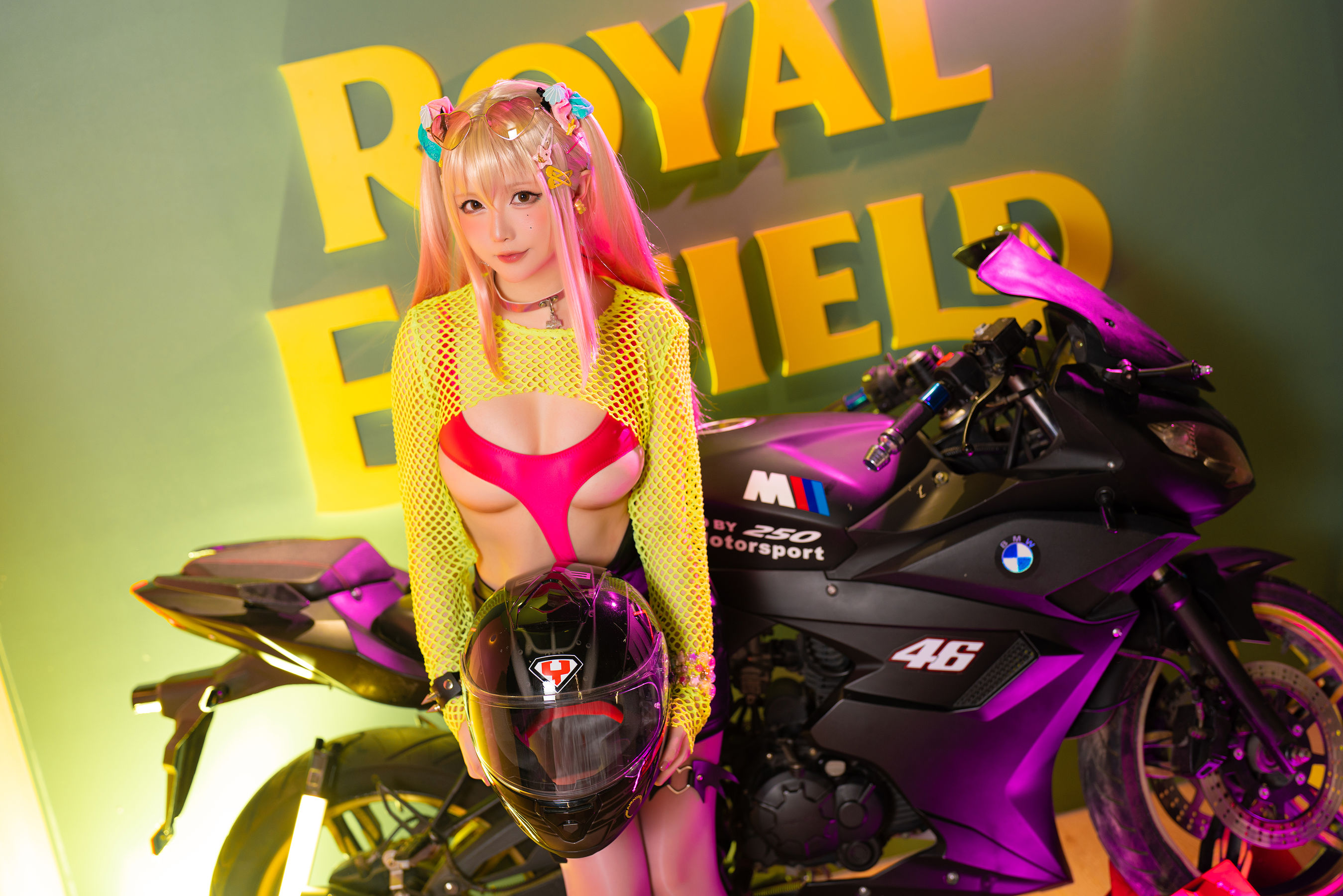 [网红COSER] Coser小姐姐星之迟迟 - 换装竞泳