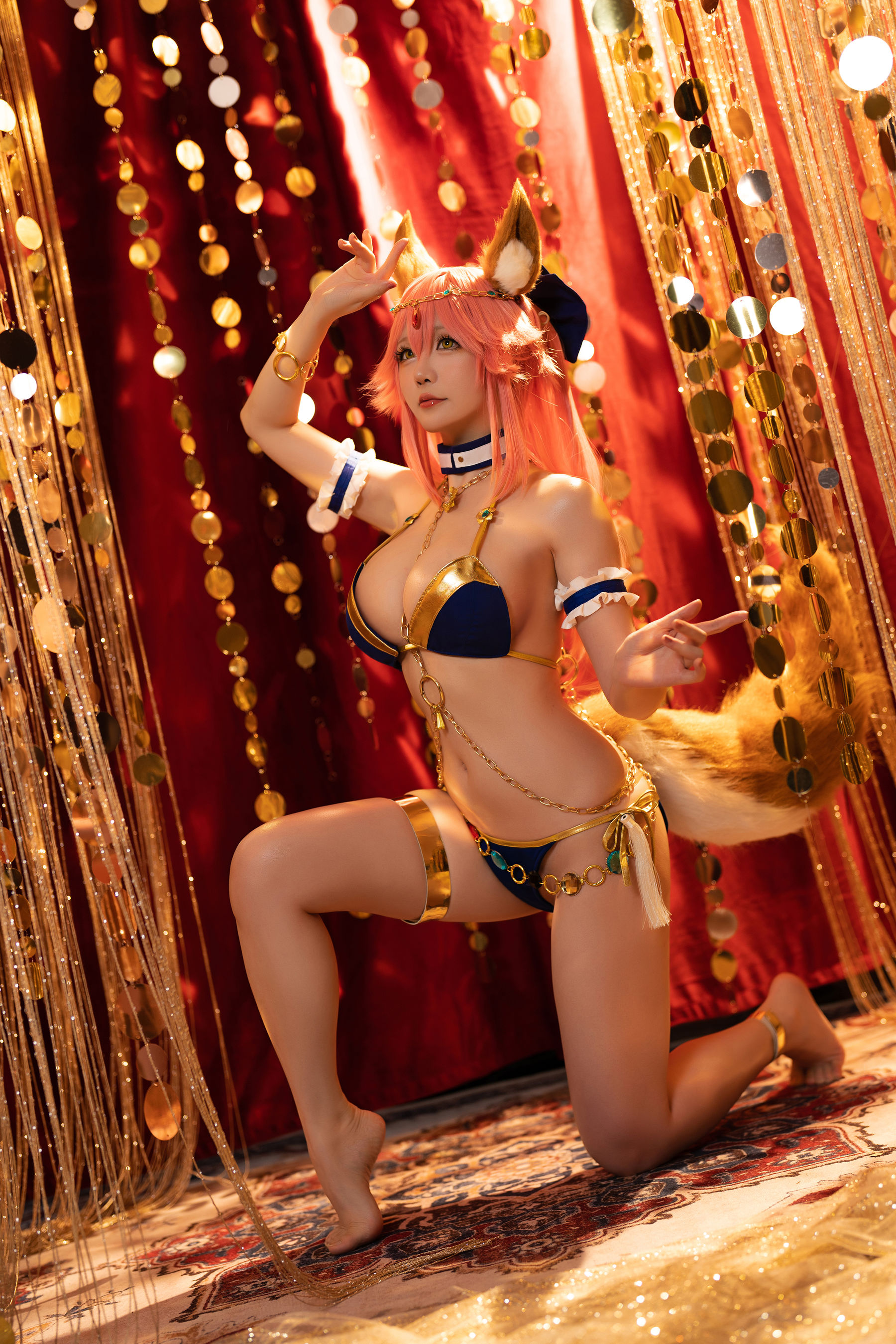 [网红COSER] Coser小姐姐星之迟迟 - 玉藻前舞娘