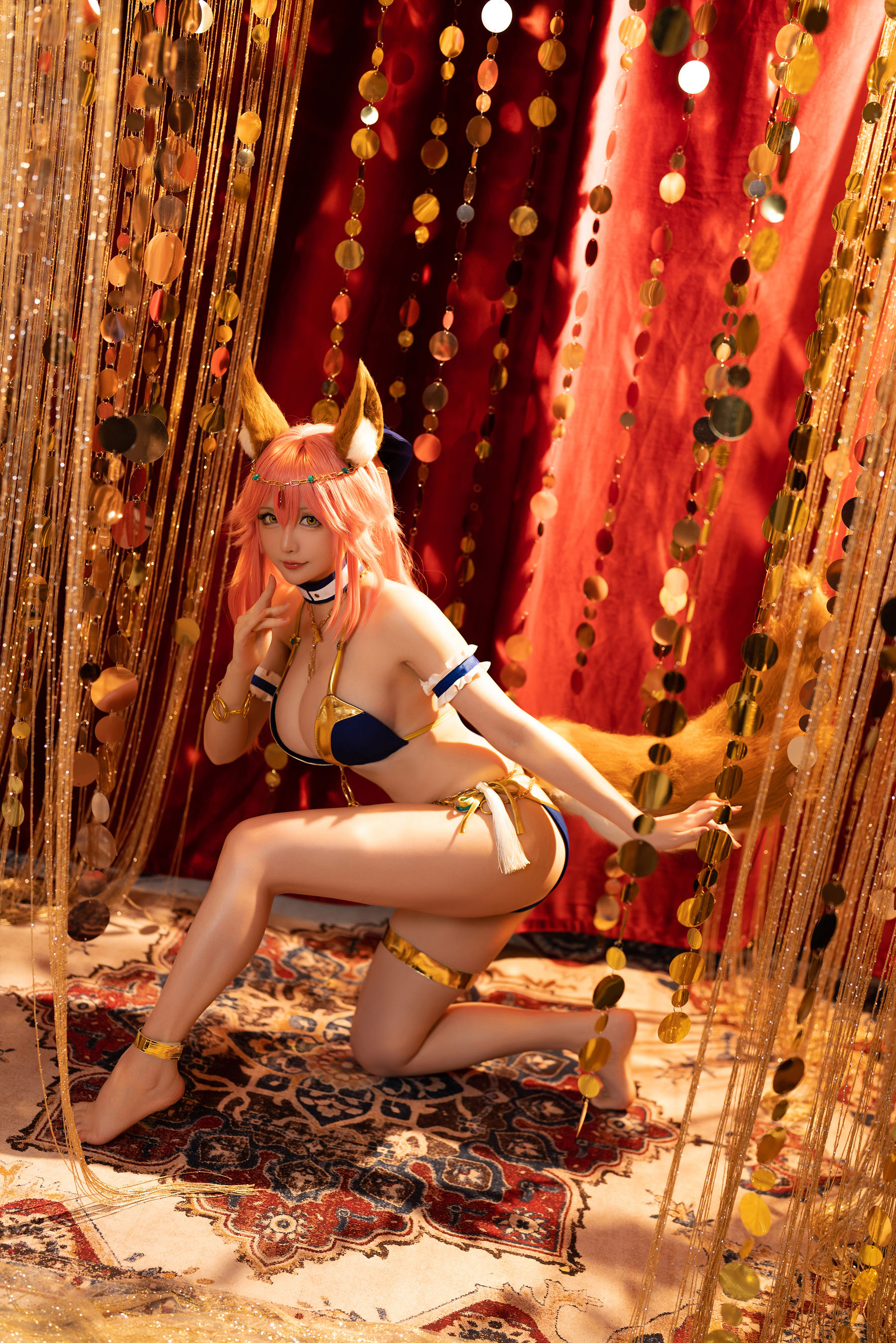 [网红COSER] Coser小姐姐星之迟迟 - 玉藻前舞娘