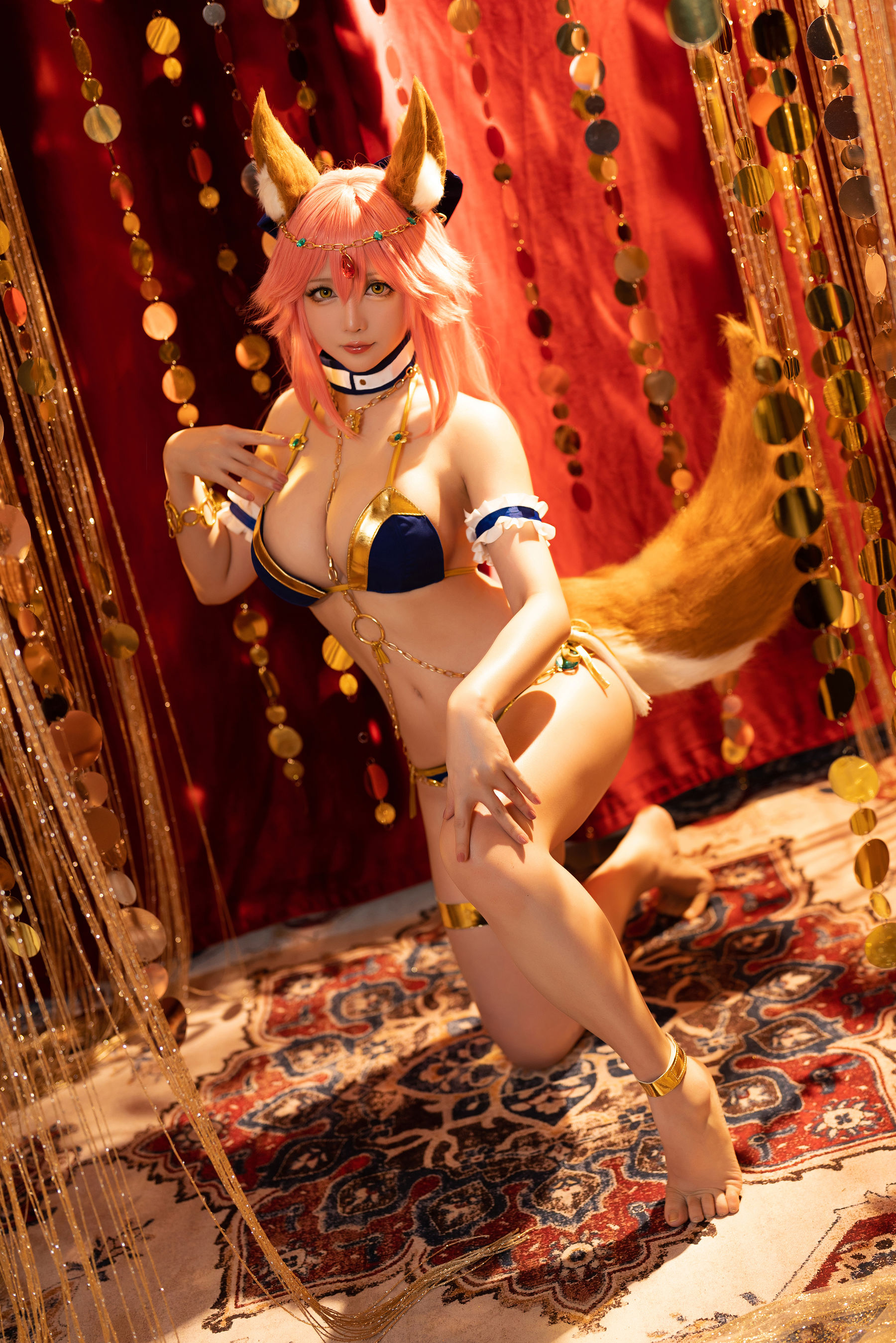 [网红COSER] Coser小姐姐星之迟迟 - 玉藻前舞娘