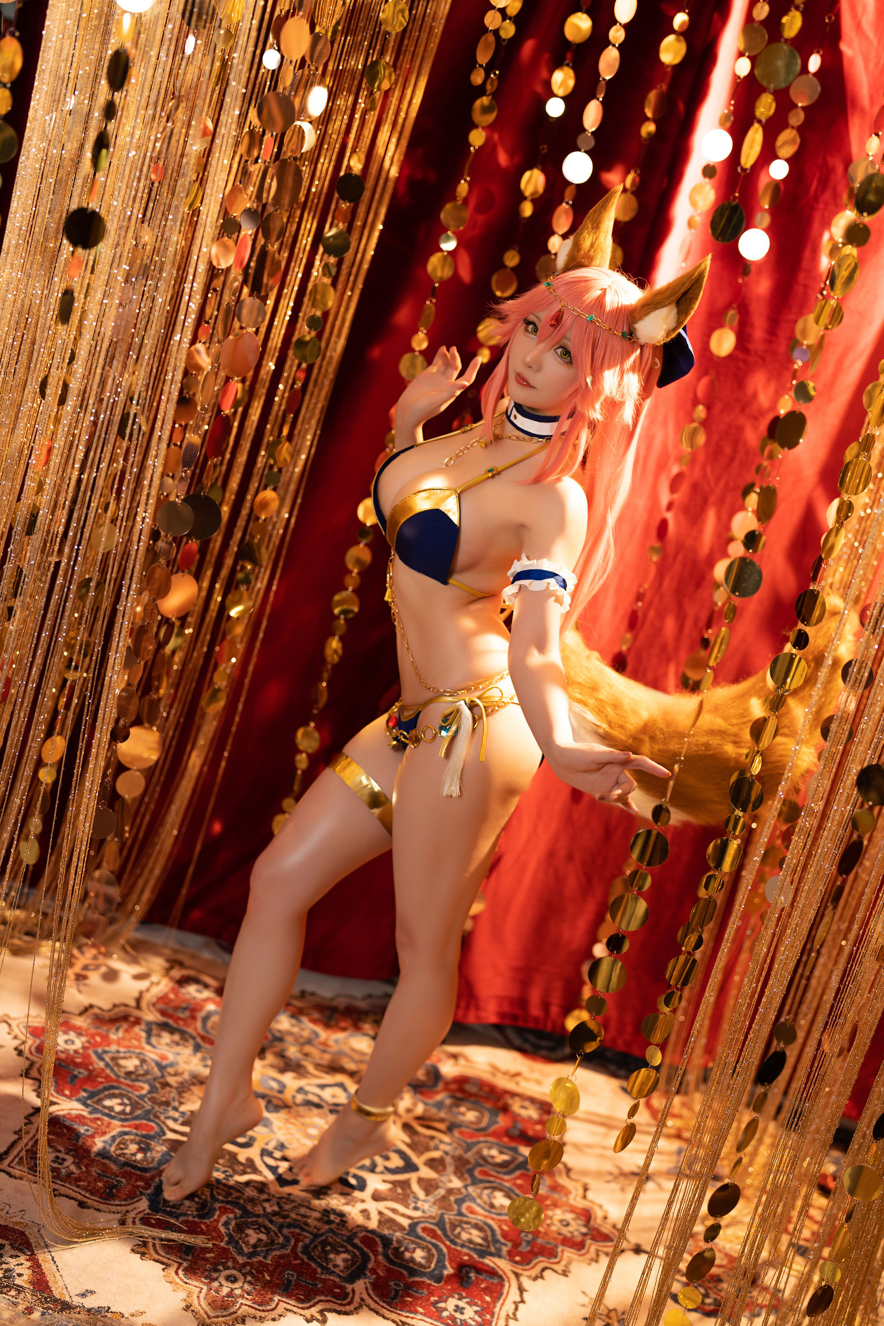 [网红COSER] Coser小姐姐星之迟迟 - 玉藻前舞娘