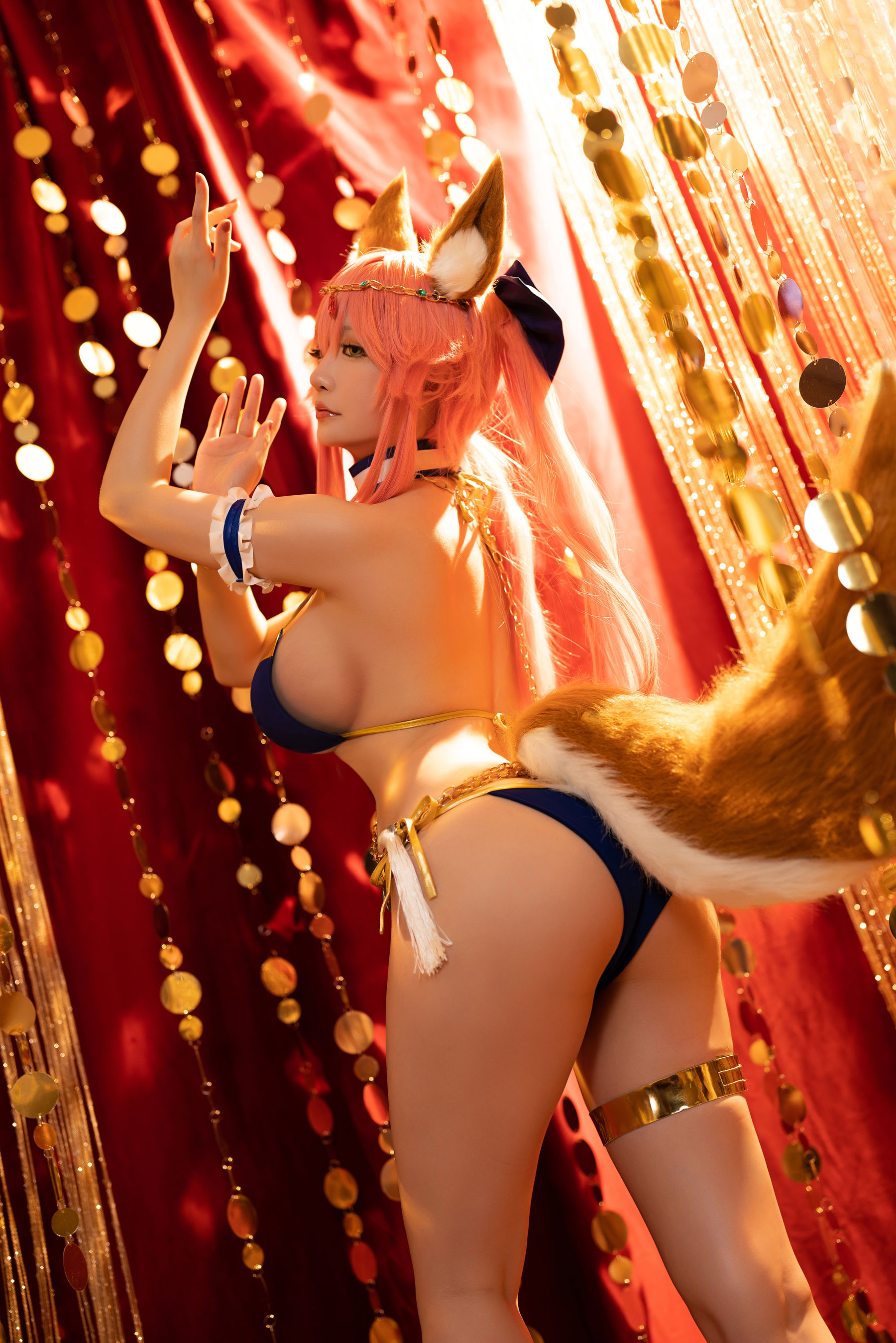 [网红COSER] Coser小姐姐星之迟迟 - 玉藻前舞娘