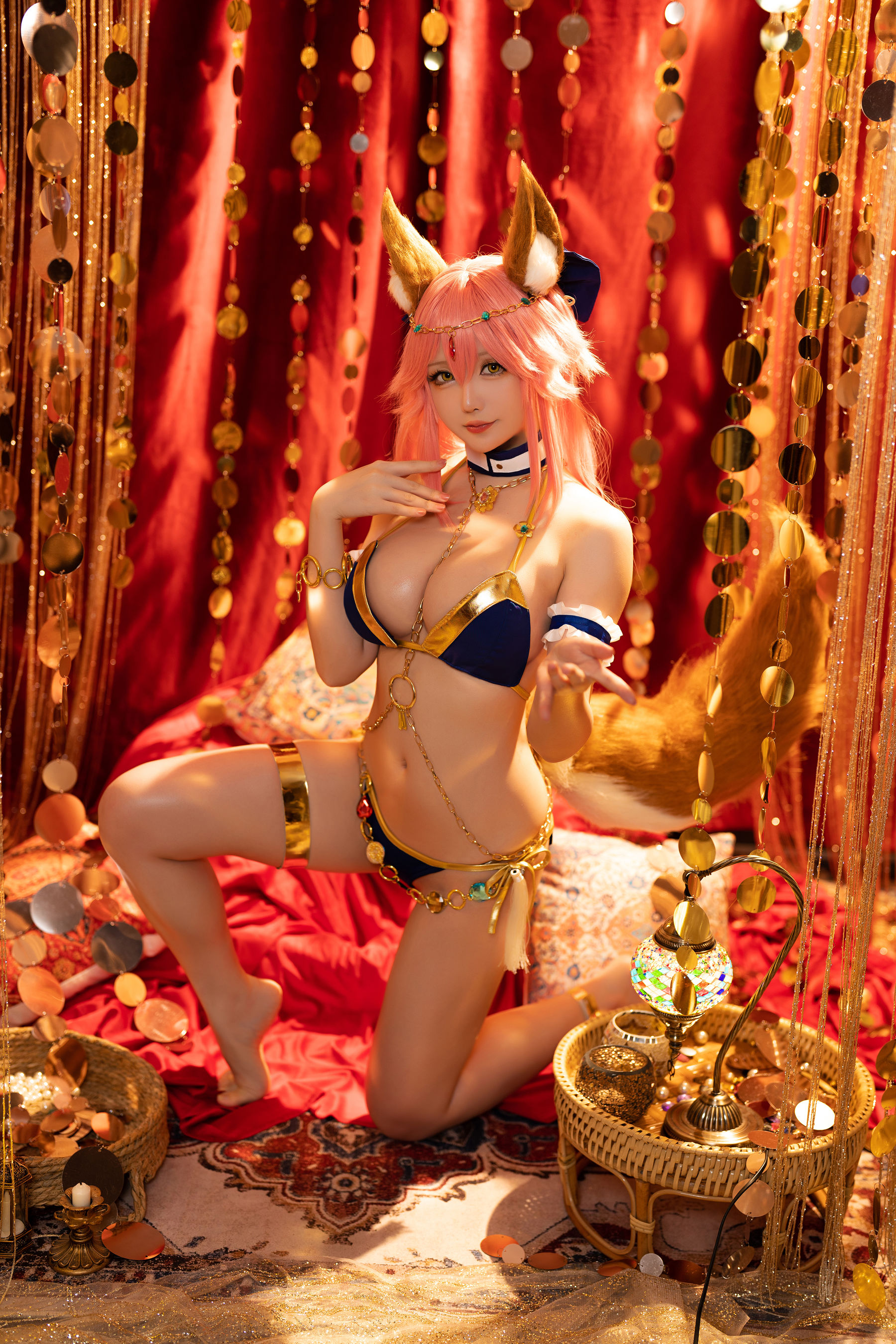 [网红COSER] Coser小姐姐星之迟迟 - 玉藻前舞娘