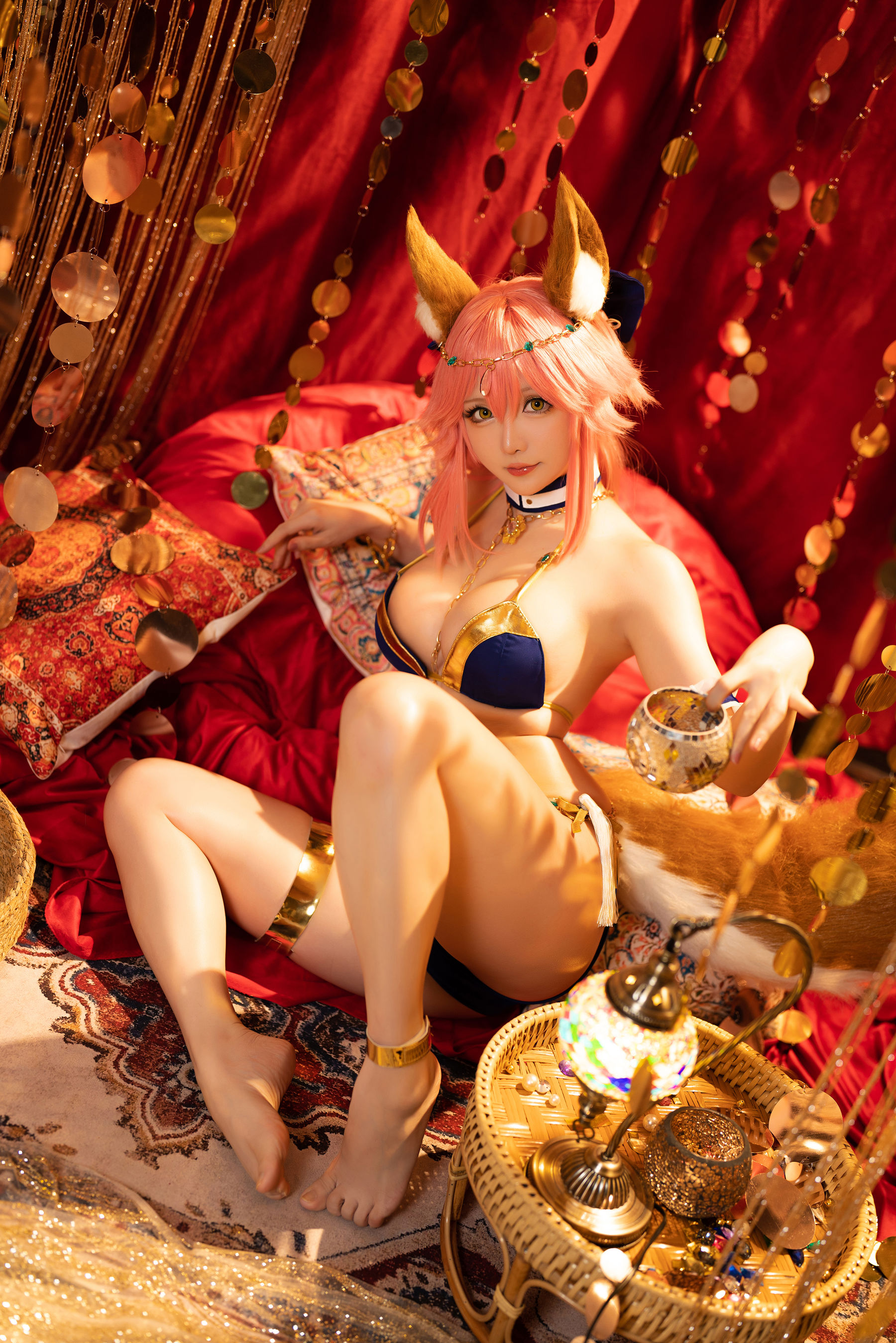 [网红COSER] Coser小姐姐星之迟迟 - 玉藻前舞娘