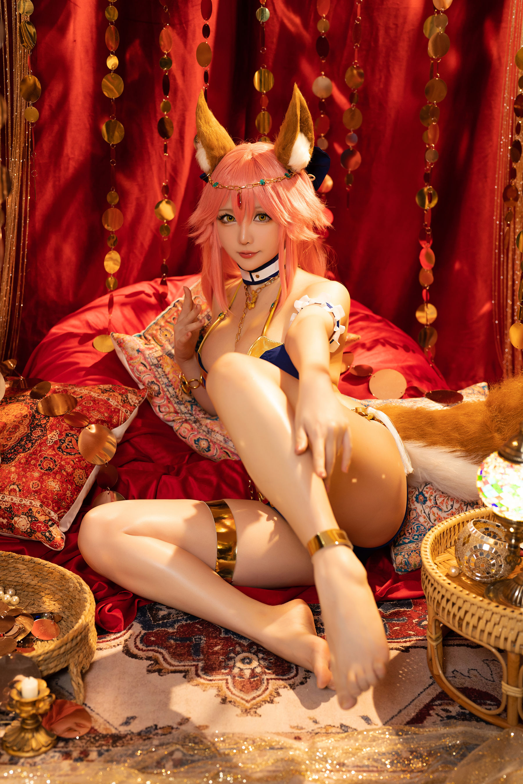 [网红COSER] Coser小姐姐星之迟迟 - 玉藻前舞娘