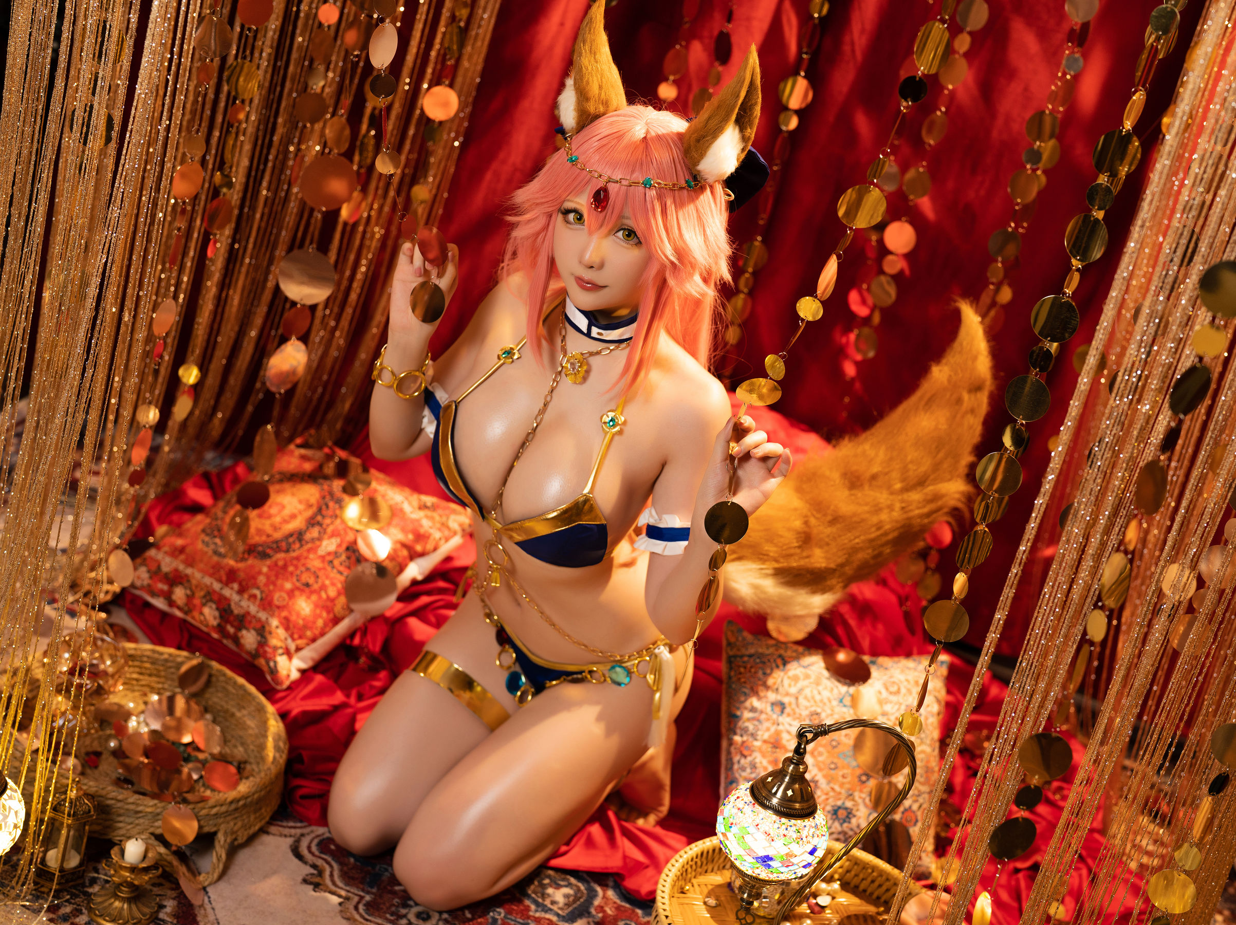 [网红COSER] Coser小姐姐星之迟迟 - 玉藻前舞娘