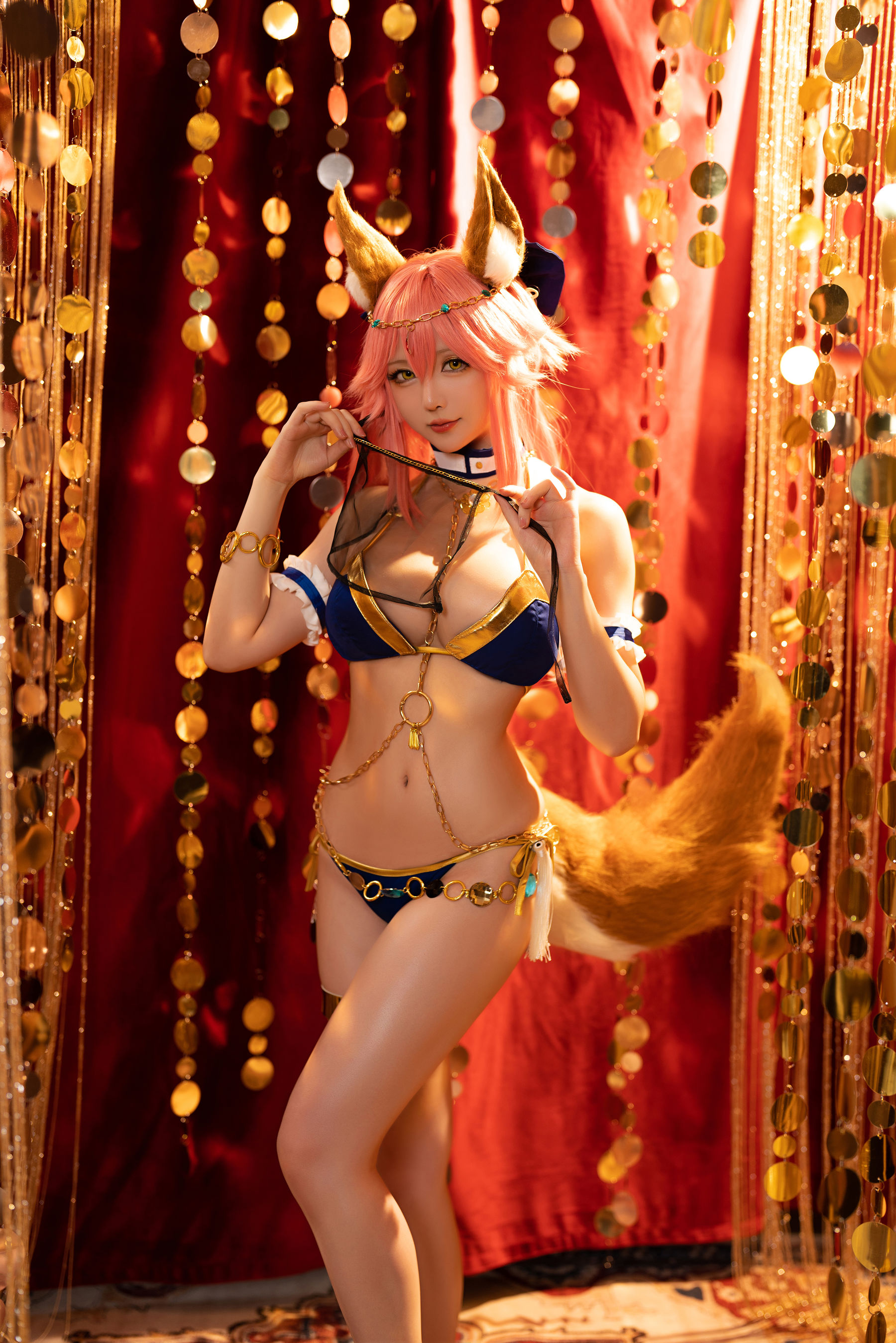 [网红COSER] Coser小姐姐星之迟迟 - 玉藻前舞娘
