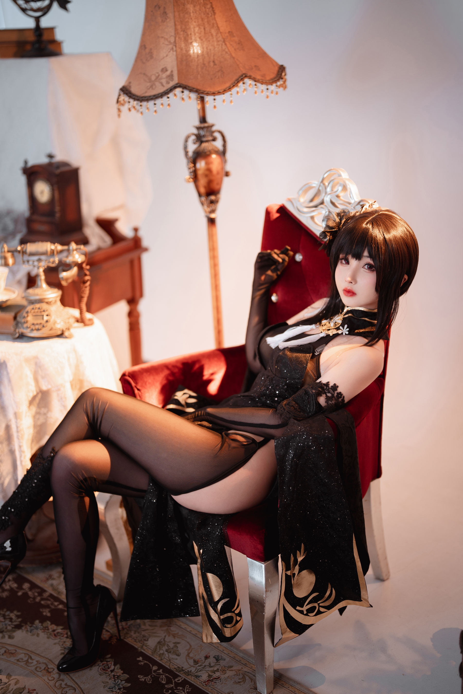 [网红COSER] COS福利rioko凉凉子&面饼仙儿 - 黑白镇海