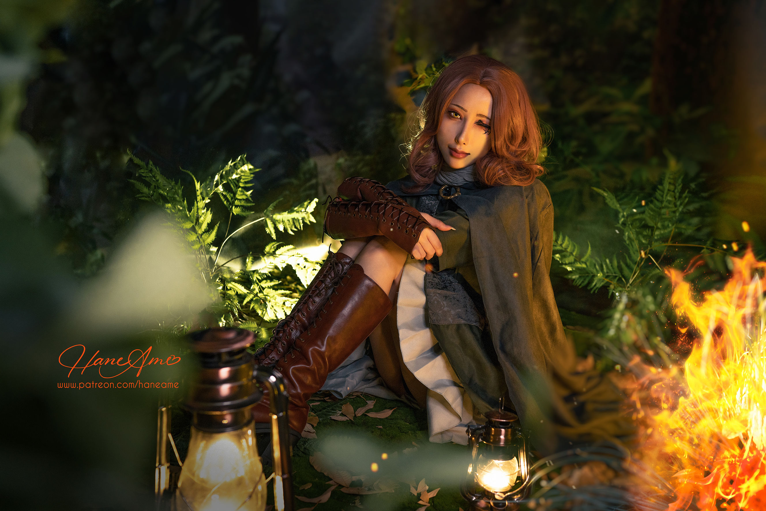 [网红COSER] Hane Ame 雨波写真 - 埃吉爾+梅琳娜