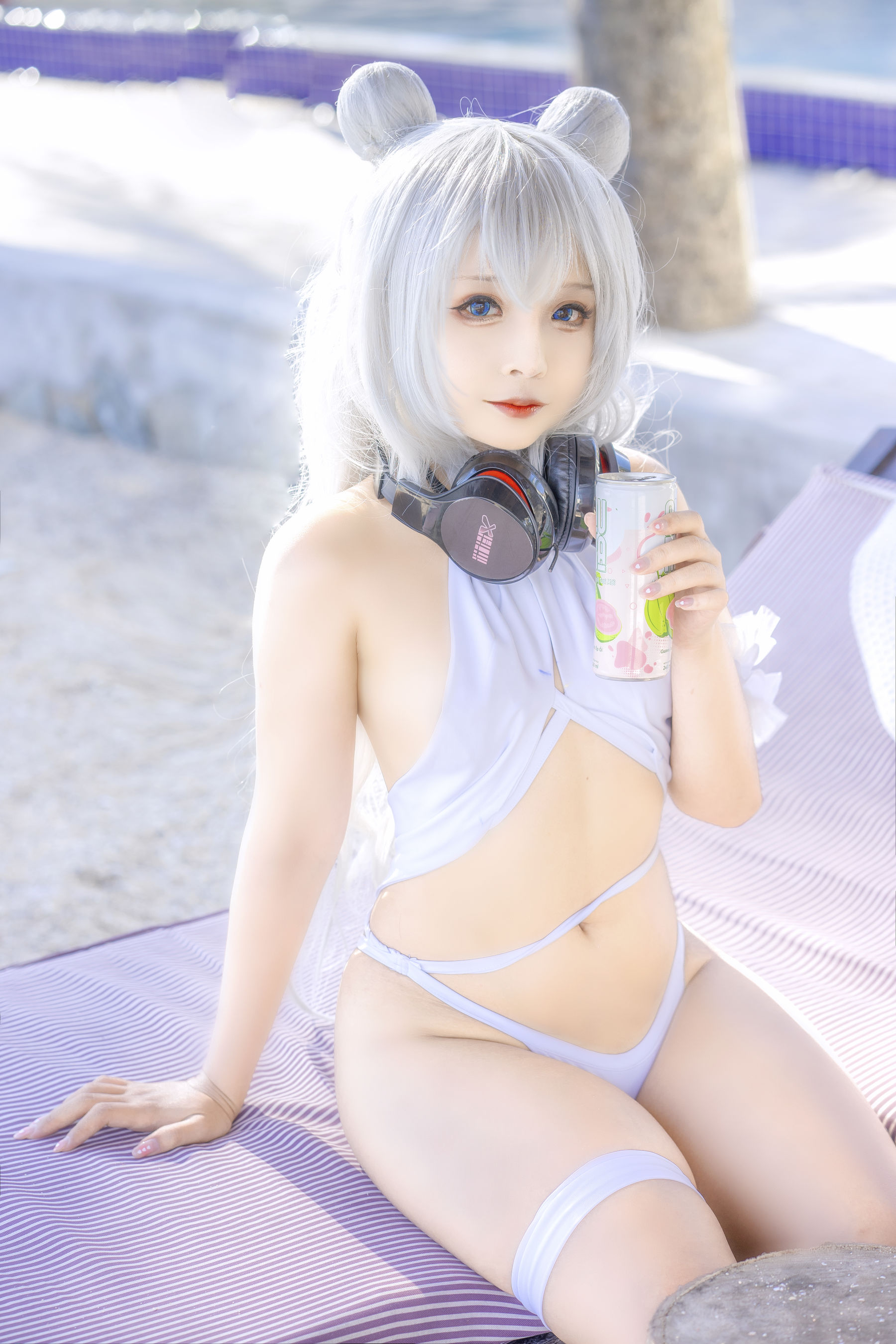 [网红COSER] Sayo Momo - Azur Lane Le Malin bikini