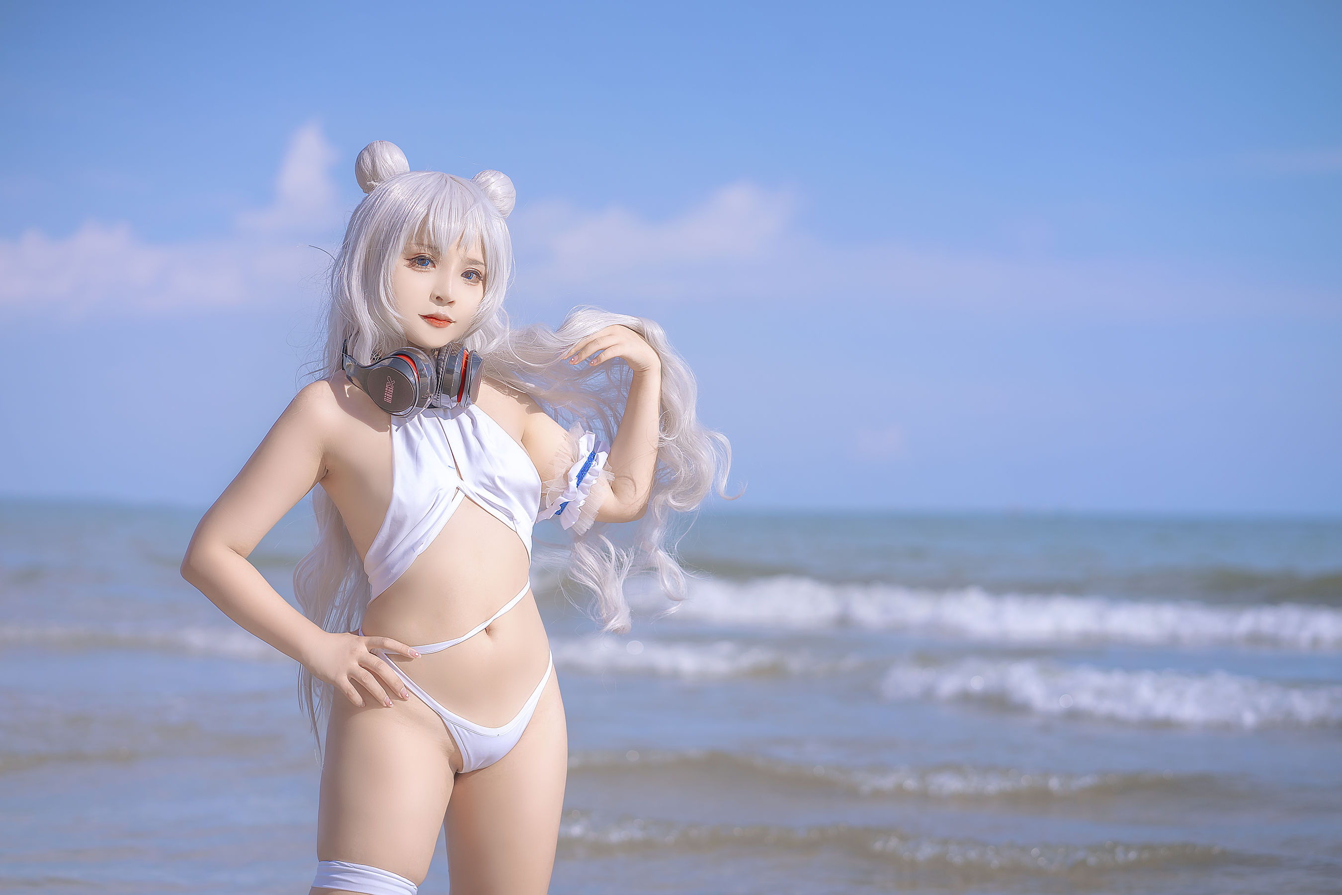 [网红COSER] Sayo Momo - Azur Lane Le Malin bikini