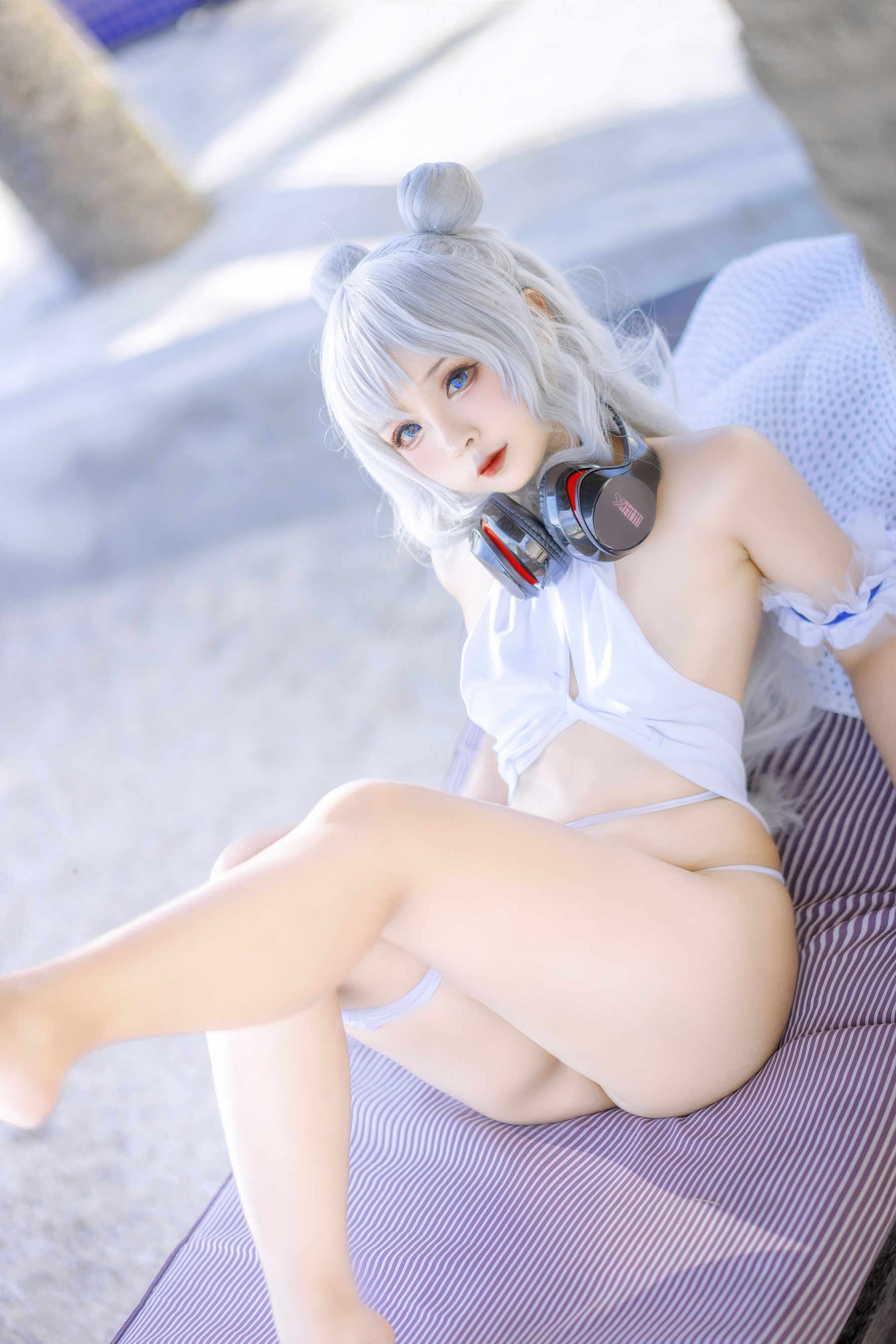 [网红COSER] Sayo Momo - Azur Lane Le Malin bikini