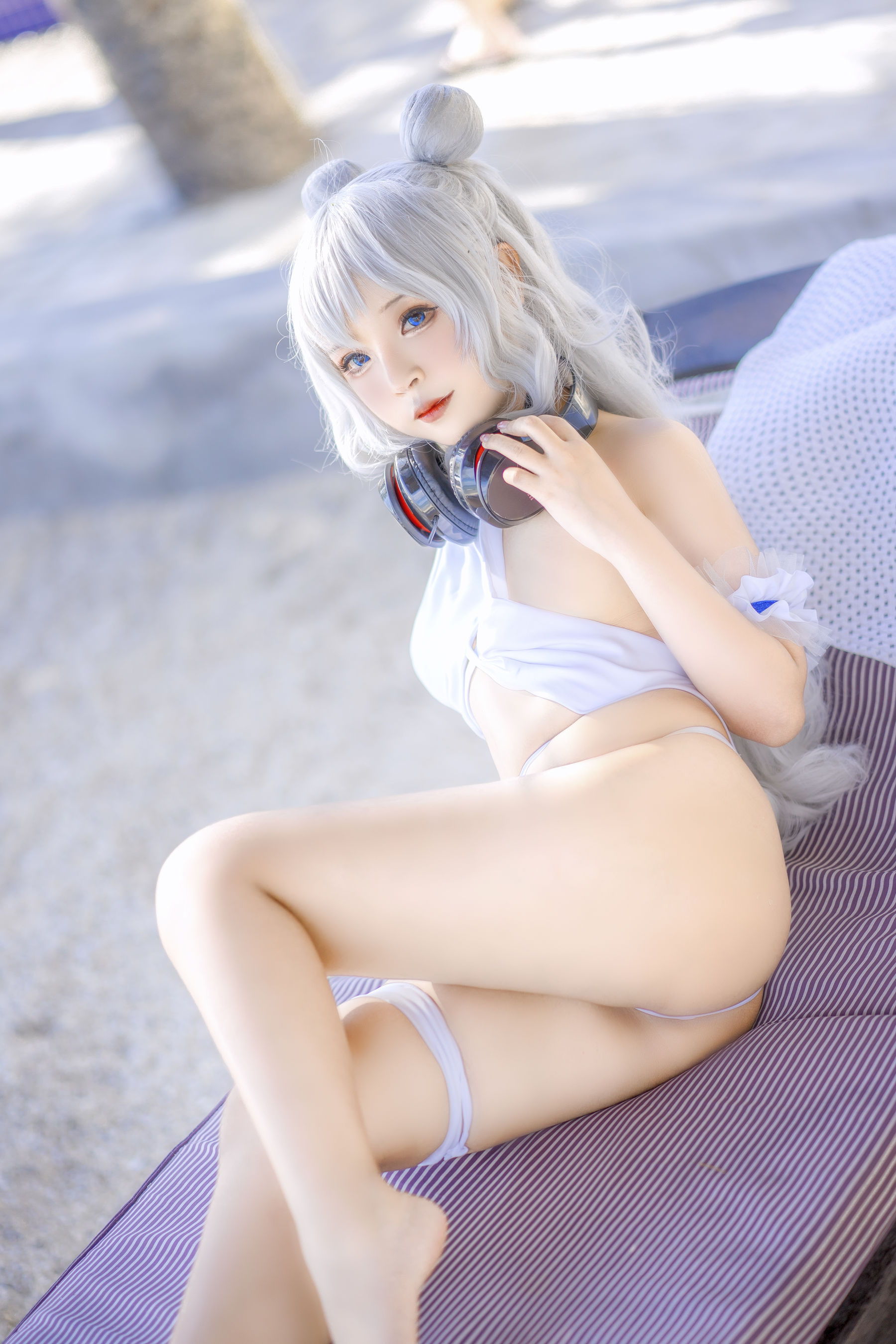 [网红COSER] Sayo Momo - Azur Lane Le Malin bikini