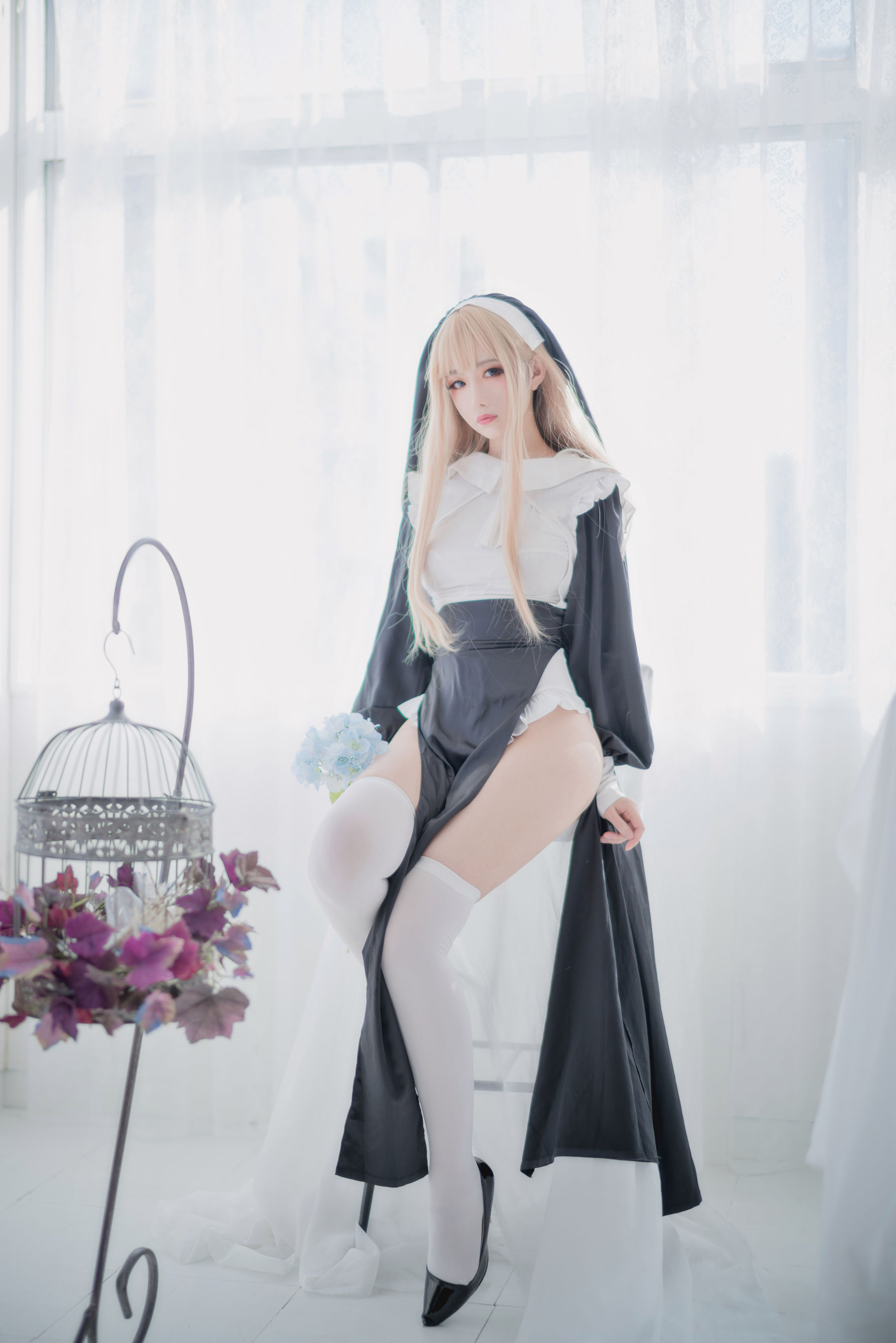 [网红COSER] Shika小鹿鹿 - 修女
