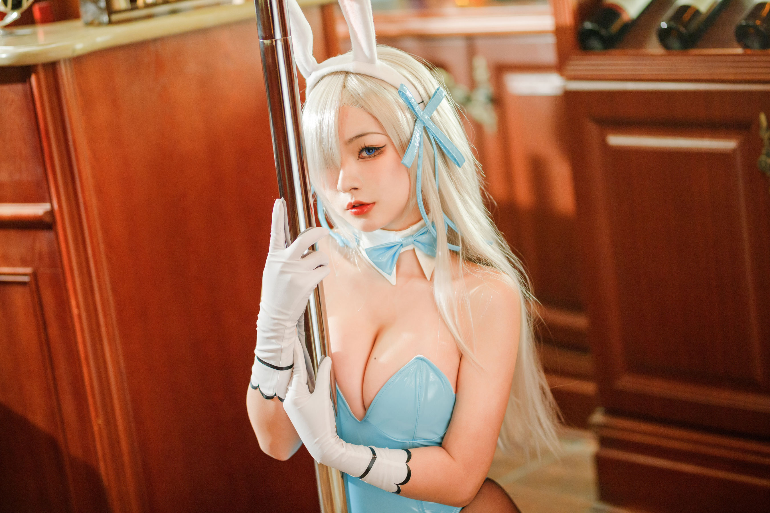 [网红COSER] yuuhui玉汇 - 一之濑明日奈-兔女郎